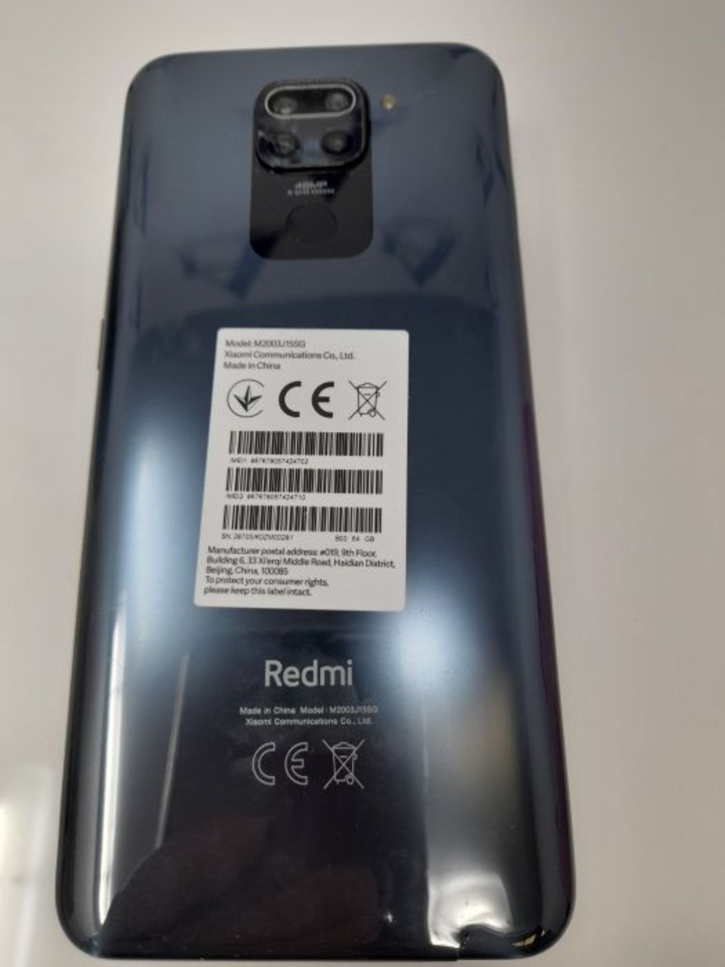 RRP £167.00 [CRACKED] Xiaomi Redmi Note 9 3GB/64GB Midnight Grey (Official UK VERSION + 2 Year Ful - Image 3 of 3