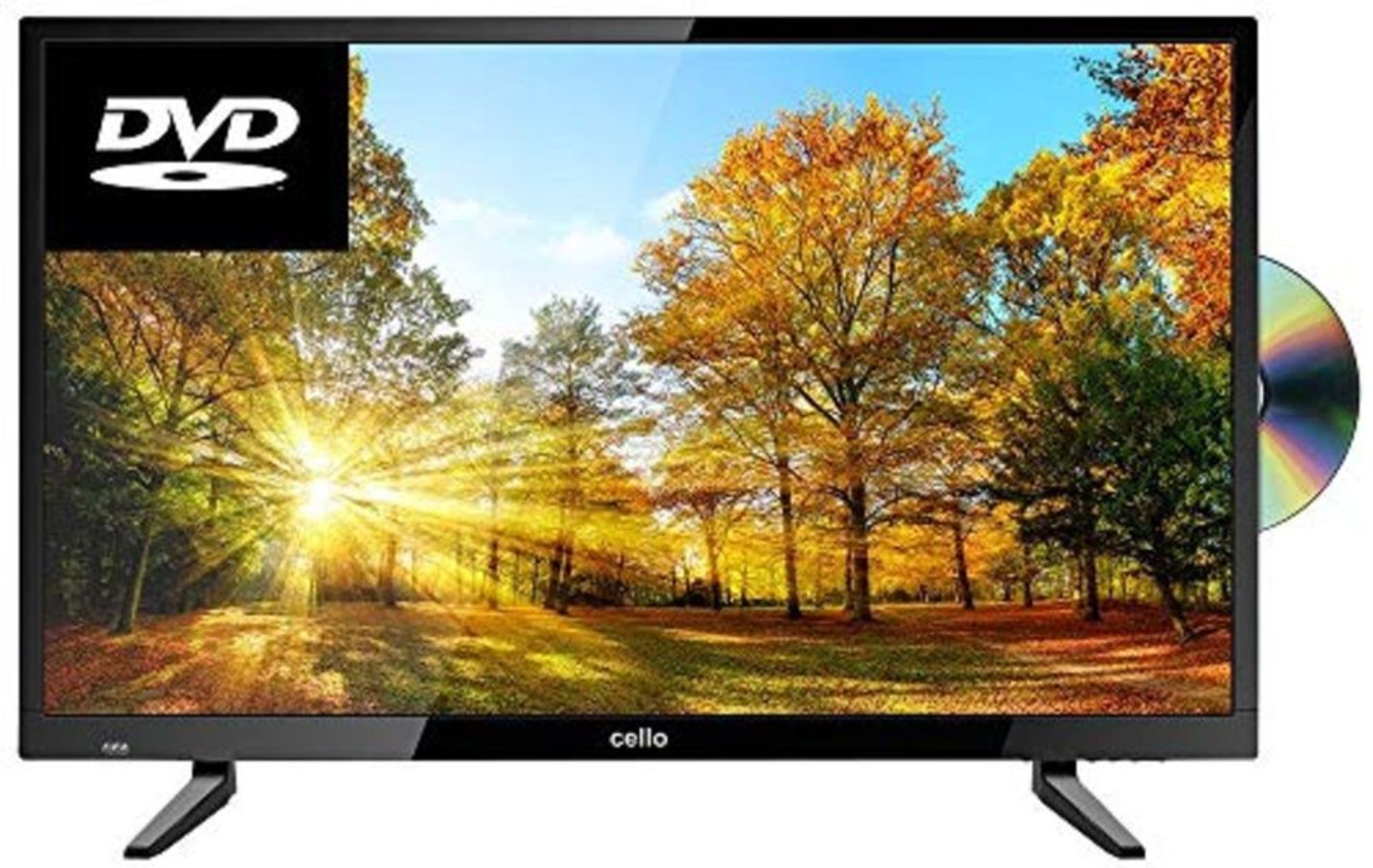 RRP £159.00 Cello C32227FT2 32 Inch HD Ready LED TV DVD Combi Freeview HD USB Record (Renewed)