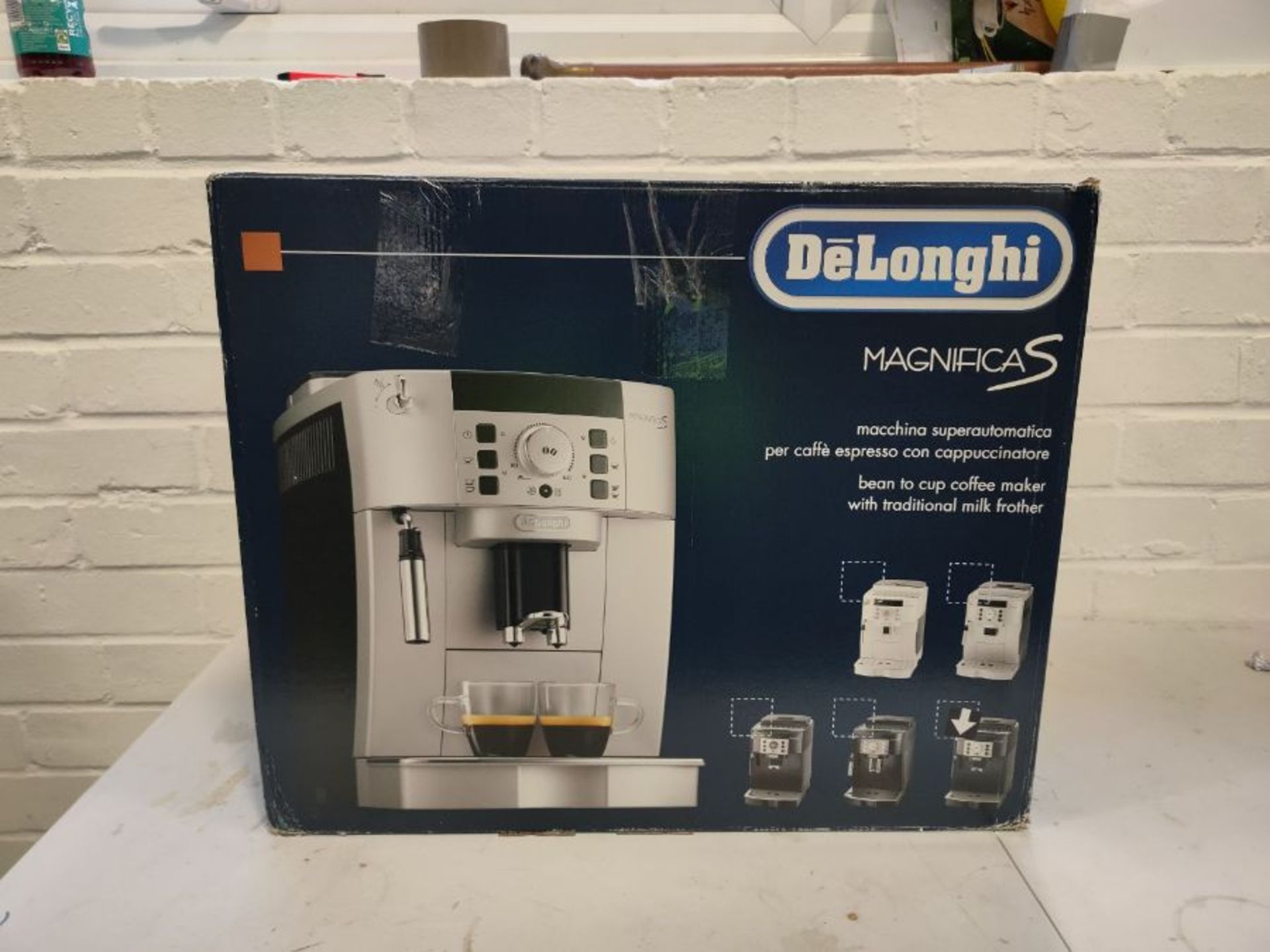 RRP £284.00 De'Longhi Magnifica S, Automatic Bean to Cup Coffee Machine, Espresso and Cappuccino M - Image 2 of 3