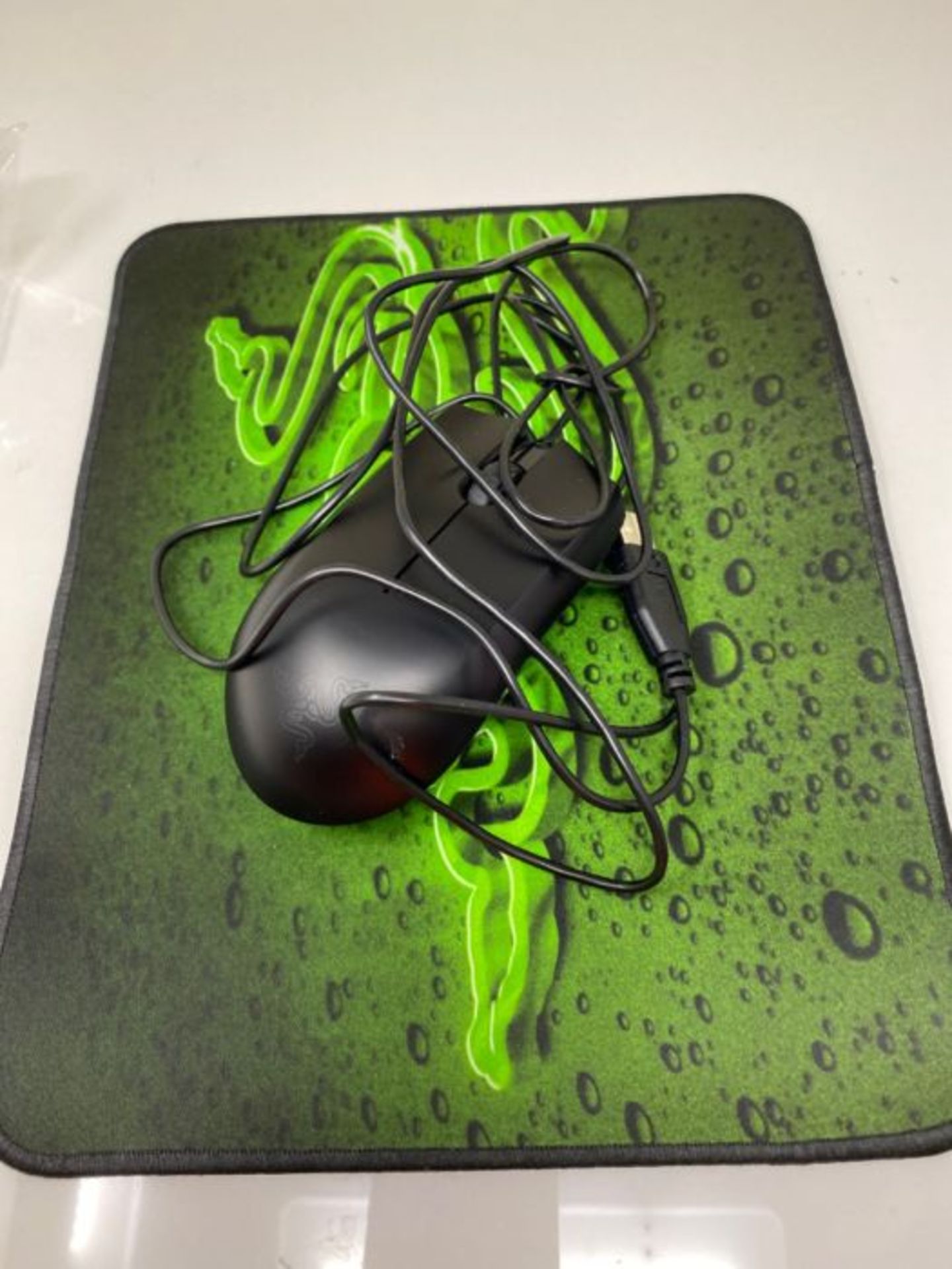 RRP ?55.00 Razer Kit Souris filaire Gamer Abyssus 1800 + Tapis de Souris Goliathus Speed (M) (Noi - Image 2 of 2