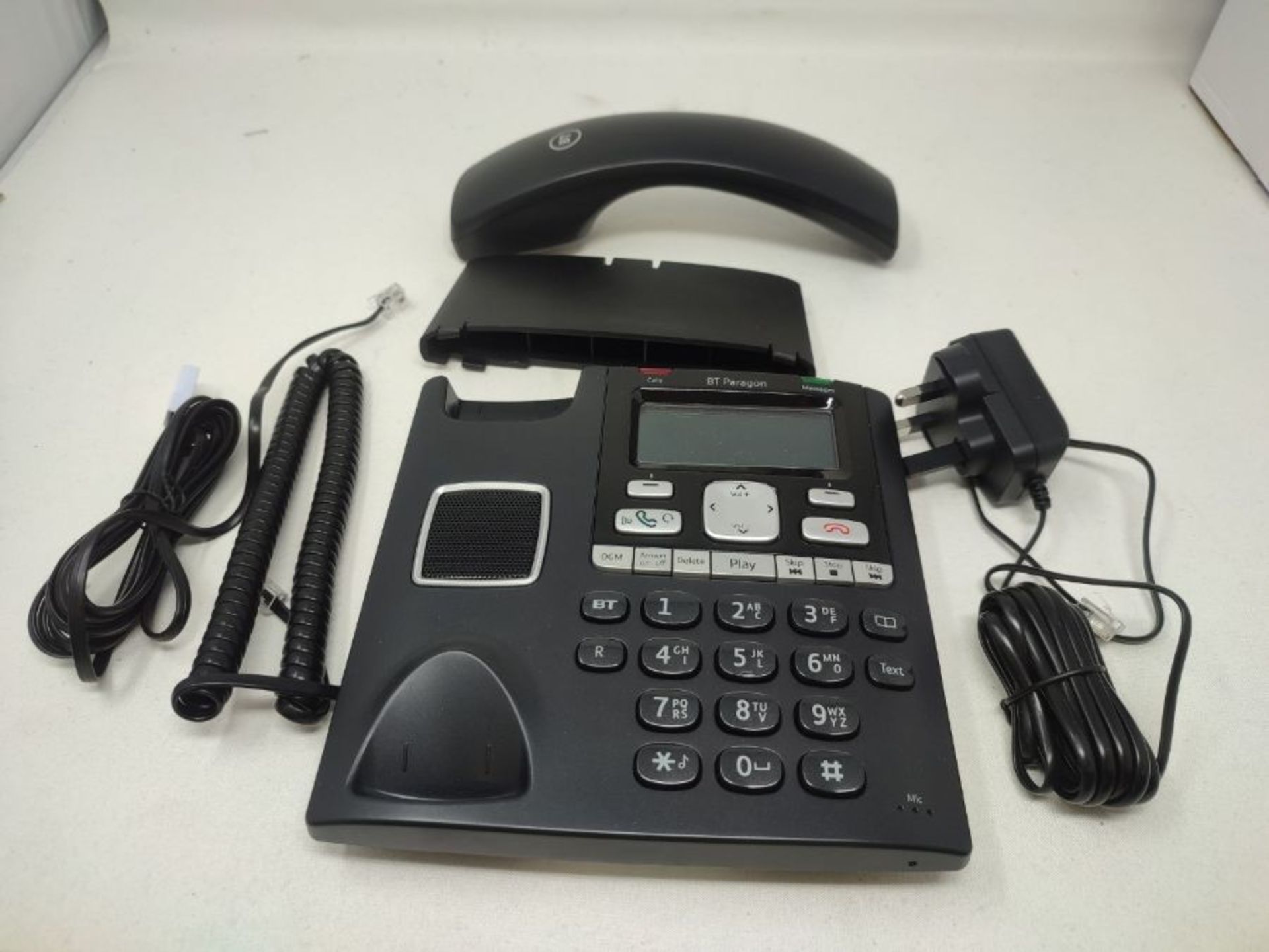 RRP ?60.00 BT Paragon 650 Telephone Corded Answer Machine 200 Memories SMS Caller Inverse Display - Image 3 of 3