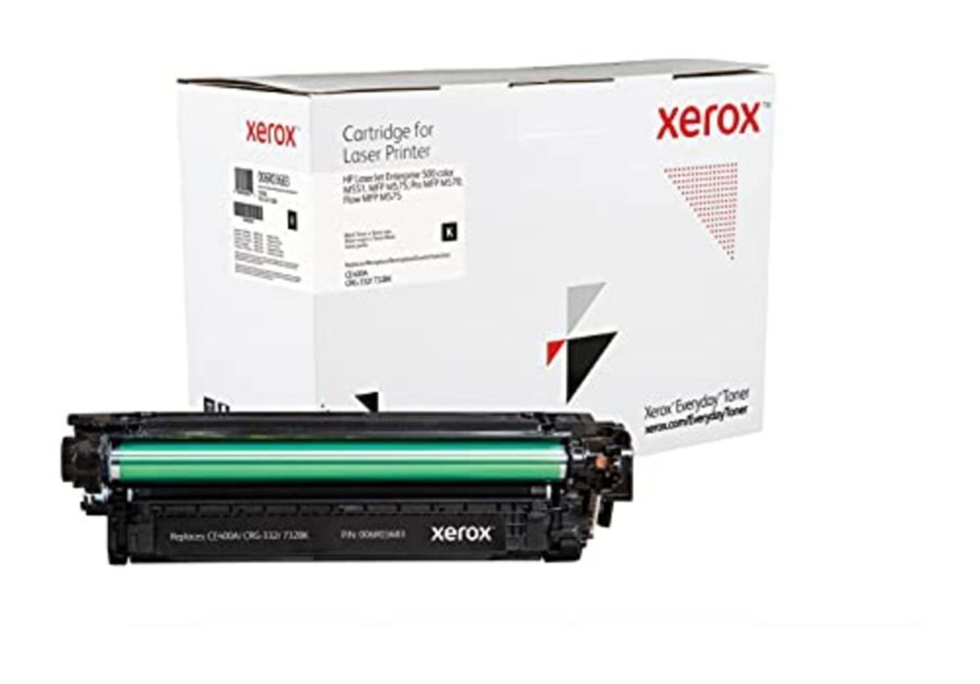 RRP ?52.00 Everyday by Xerox Compatible HP CE400A (507A) Black Toner for use in HP LaserJet Enter