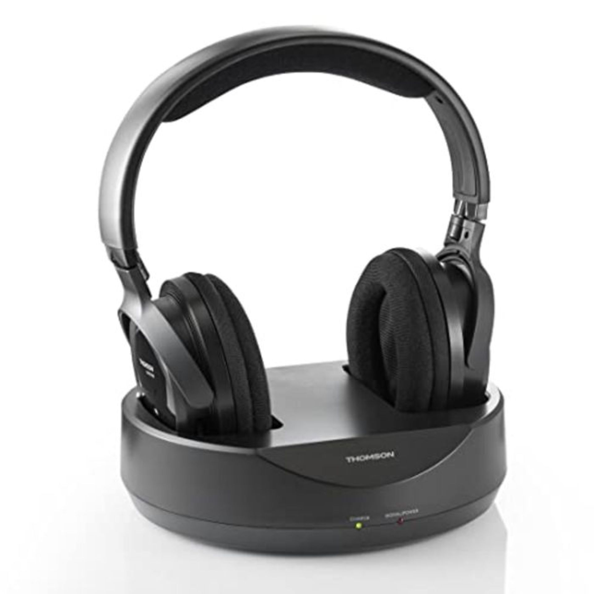 RRP ?58.00 Thomson WHP 3001 Wireless Headphones for Portable Music Players 863 MHz, Black