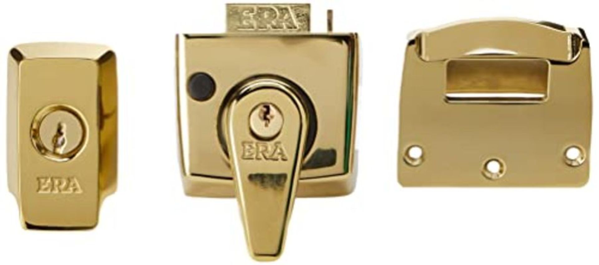 ERA 1830-31 40mm High Security BS Nightlatch - Brass Effect Body