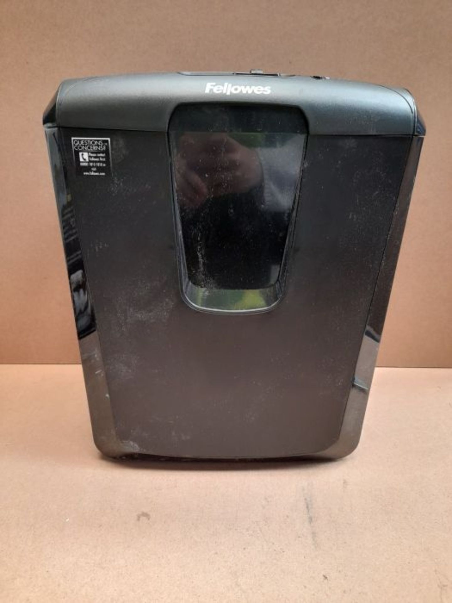 Fellowes Powershred M-8C 8 Sheet Cross Cut Personal Shredder with Safety Lock - Image 3 of 3