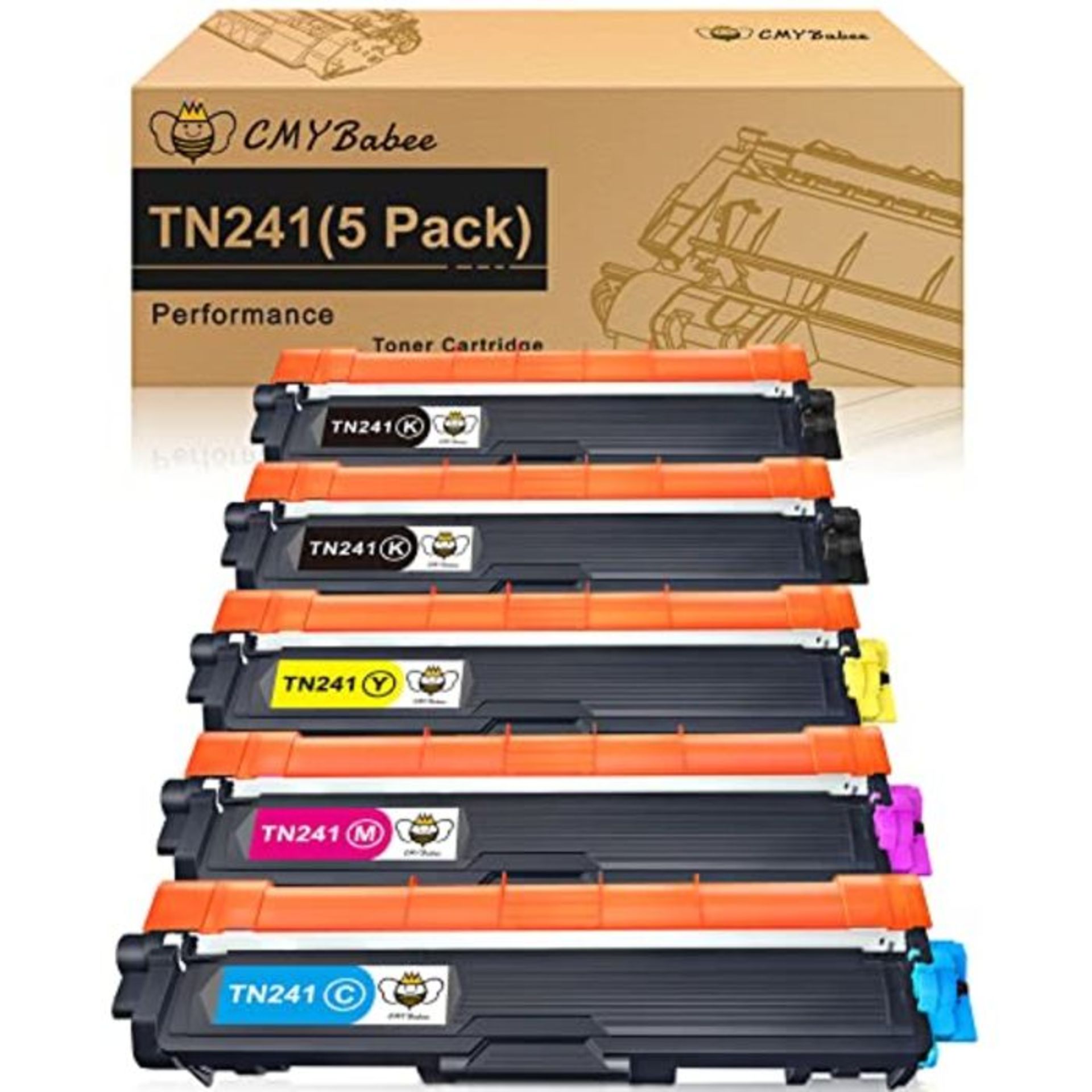 CMYBabee Compatible Toner Cartridge TN241 TN245 TN242 for Brother HL-3140CW HL-3150CDW