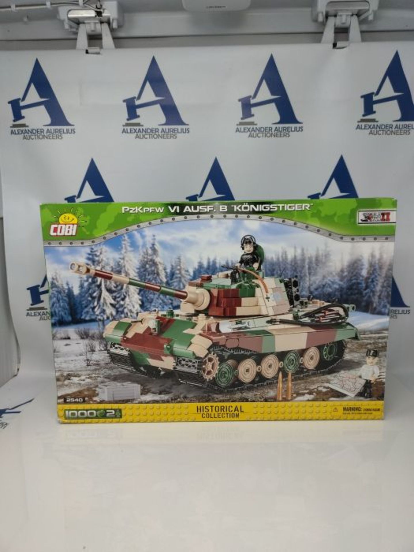 RRP £55.00 COBI 2540 PzKpfw VI Ausf. B Königstiger Building Blocks, green,brown,beige - Image 2 of 3