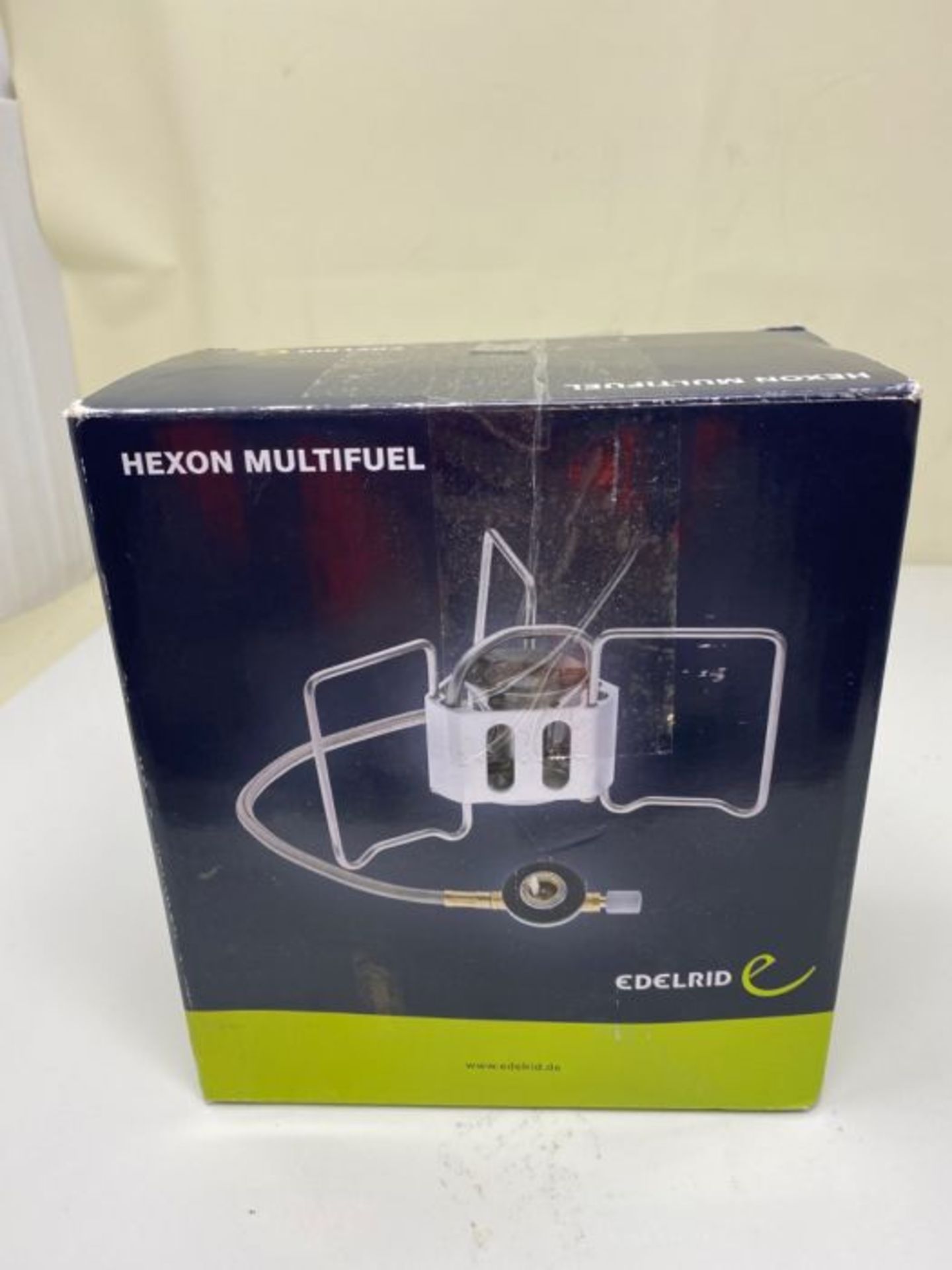 RRP £108.00 Edelrid Unisex  Adult Hexon Multifuel Cooker, Silver, Extra Small