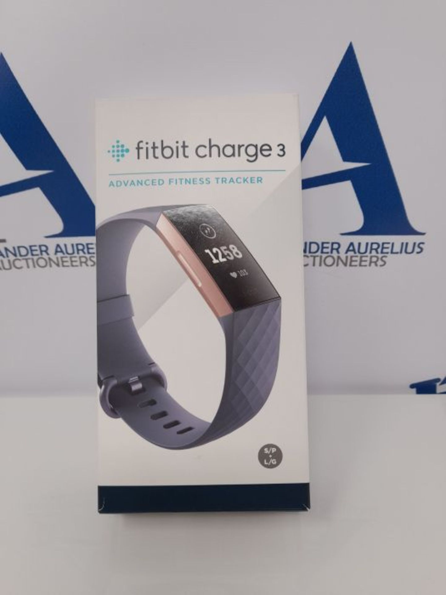 RRP £167.00 Fitbit Charge 3 Advanced Fitness Tracker with Heart Rate, Swim Tracking & 7 Day Batter - Image 3 of 3