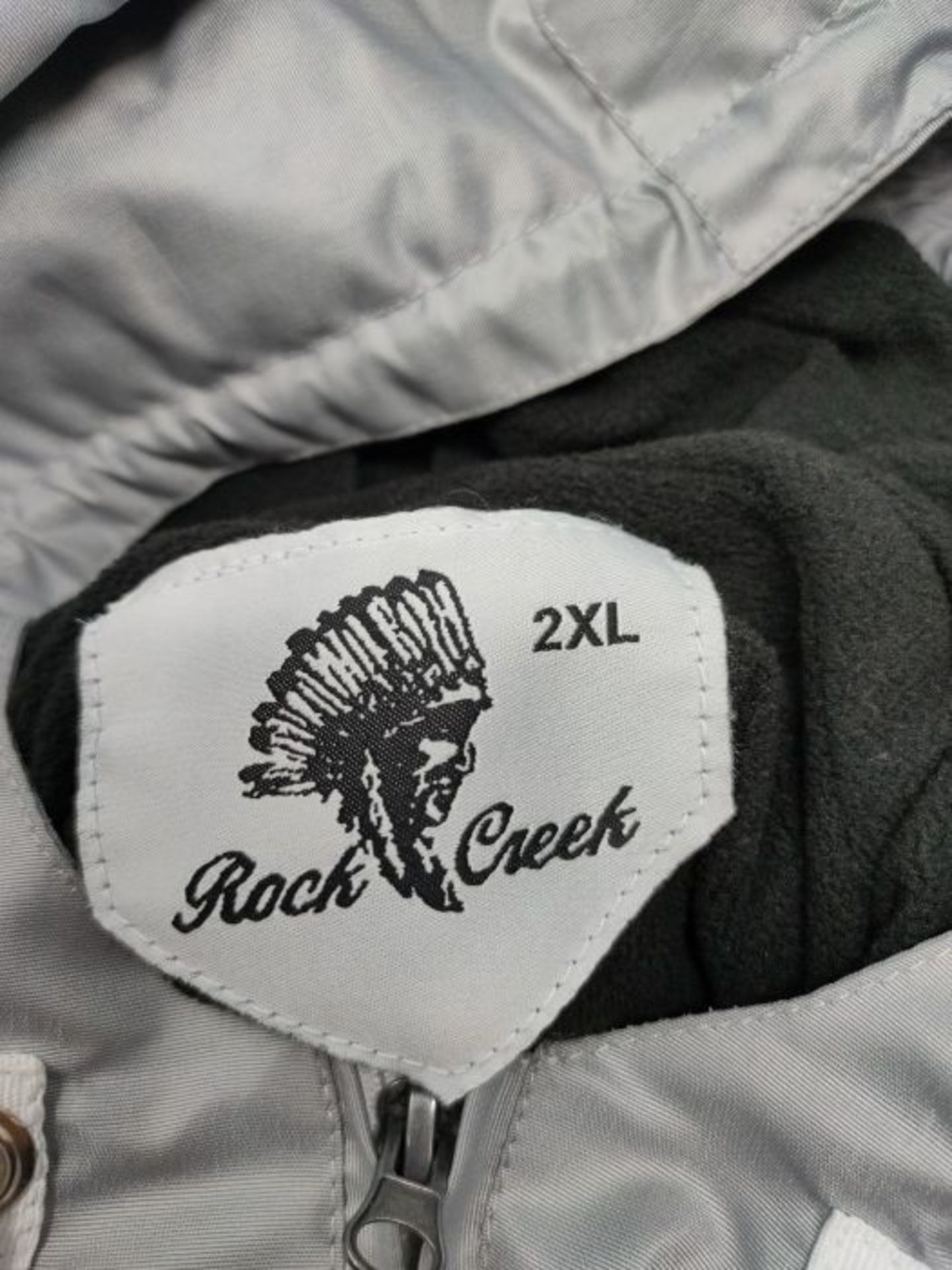 Rock Creek Herren Windbreaker Jacke Übergangsjacke Anorak Schlupfjacke Kapuze Regenja - Image 3 of 3