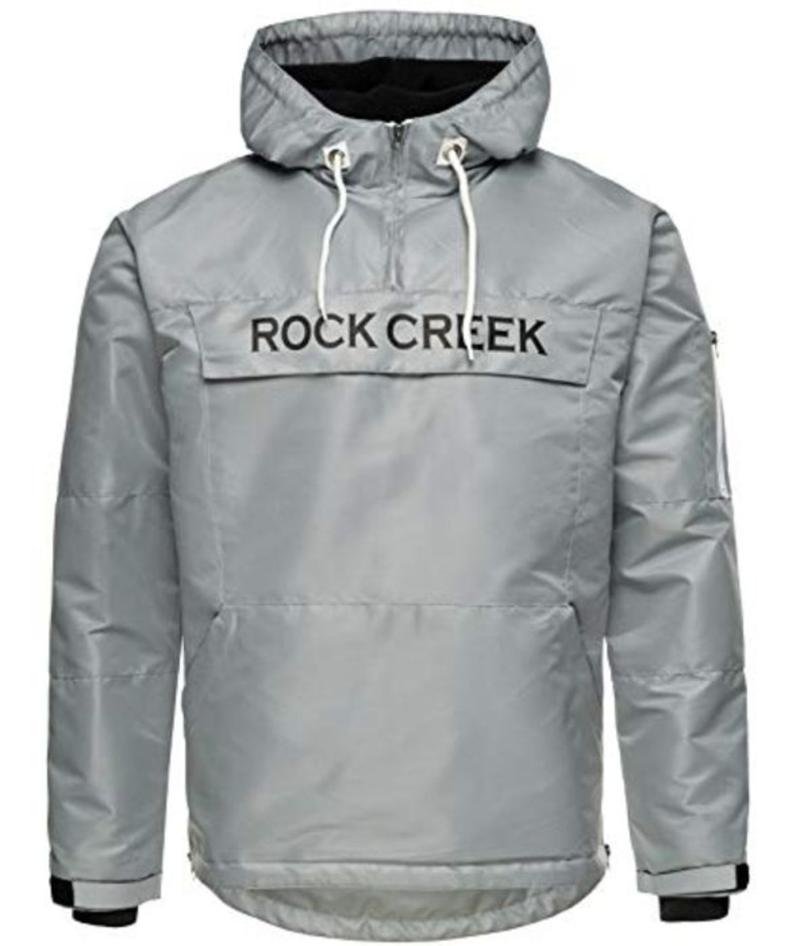 Rock Creek Herren Windbreaker Jacke Übergangsjacke Anorak Schlupfjacke Kapuze Regenja