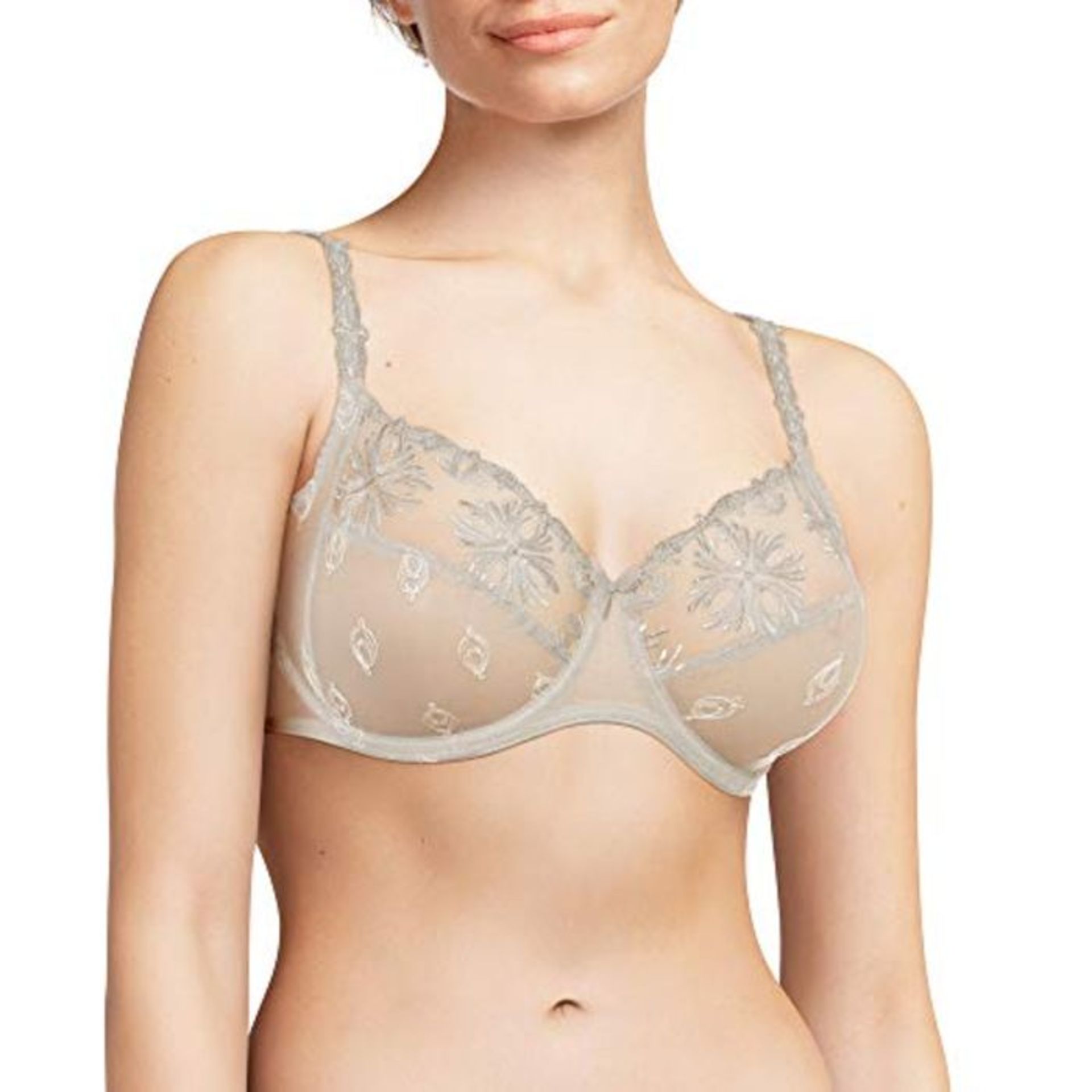 RRP £74.00 Chantelle Champs Elysees Soutien-Gorge, Galet, 95E Femme