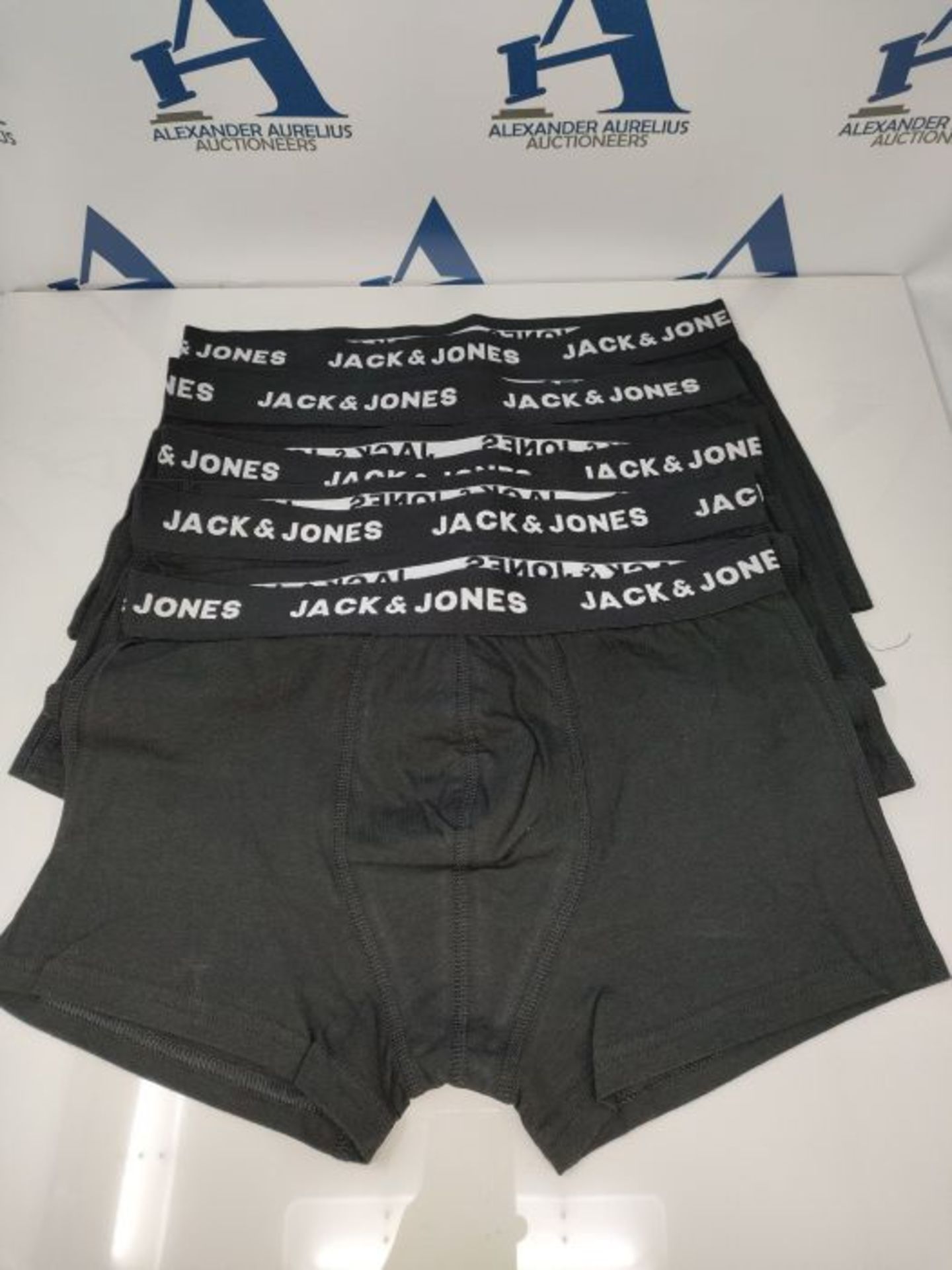 JACK & JONES Herren Boxershorts 5er Pack JACHuey Unterhose 12142342 Black M - Image 2 of 3