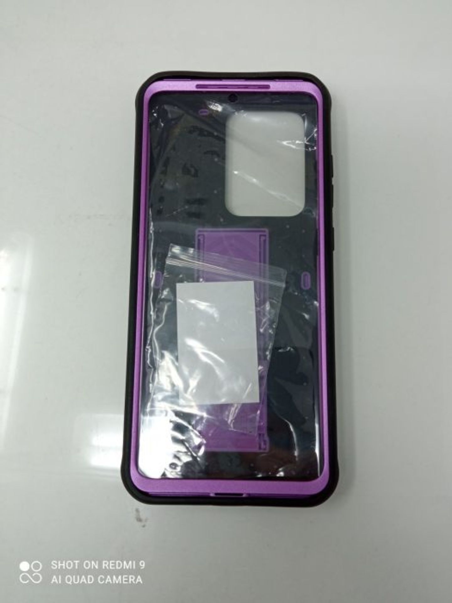 YOUMAKER Designed for Galaxy S20 Ultra 5G 6.9 Case with Built-in Screen Protector Kick - Image 2 of 3