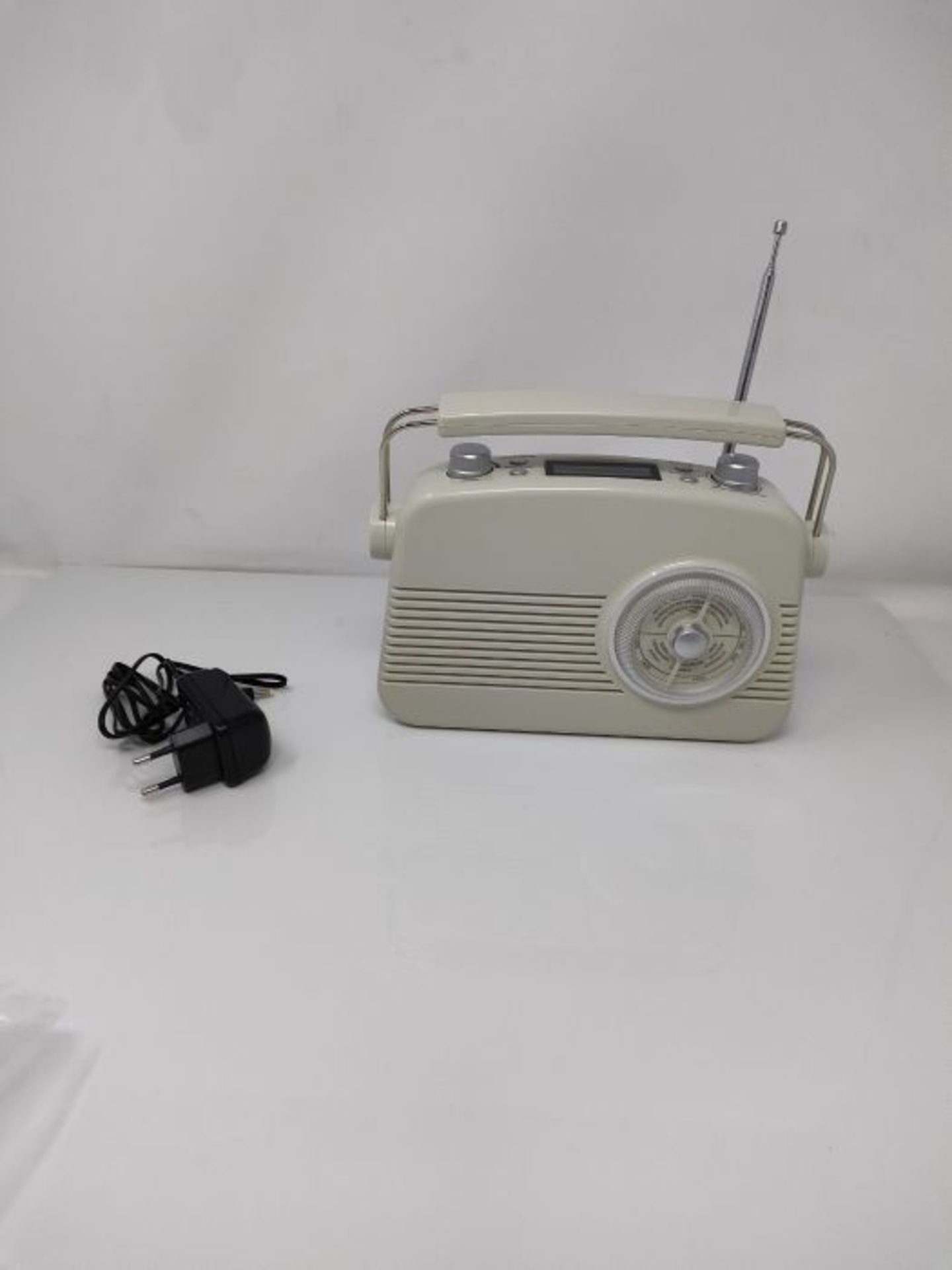 TERRIS,VDR 692,Vintage AA8Radio, tragbaresnostalgisches Retro Radiomit modernster Smar - Image 2 of 2