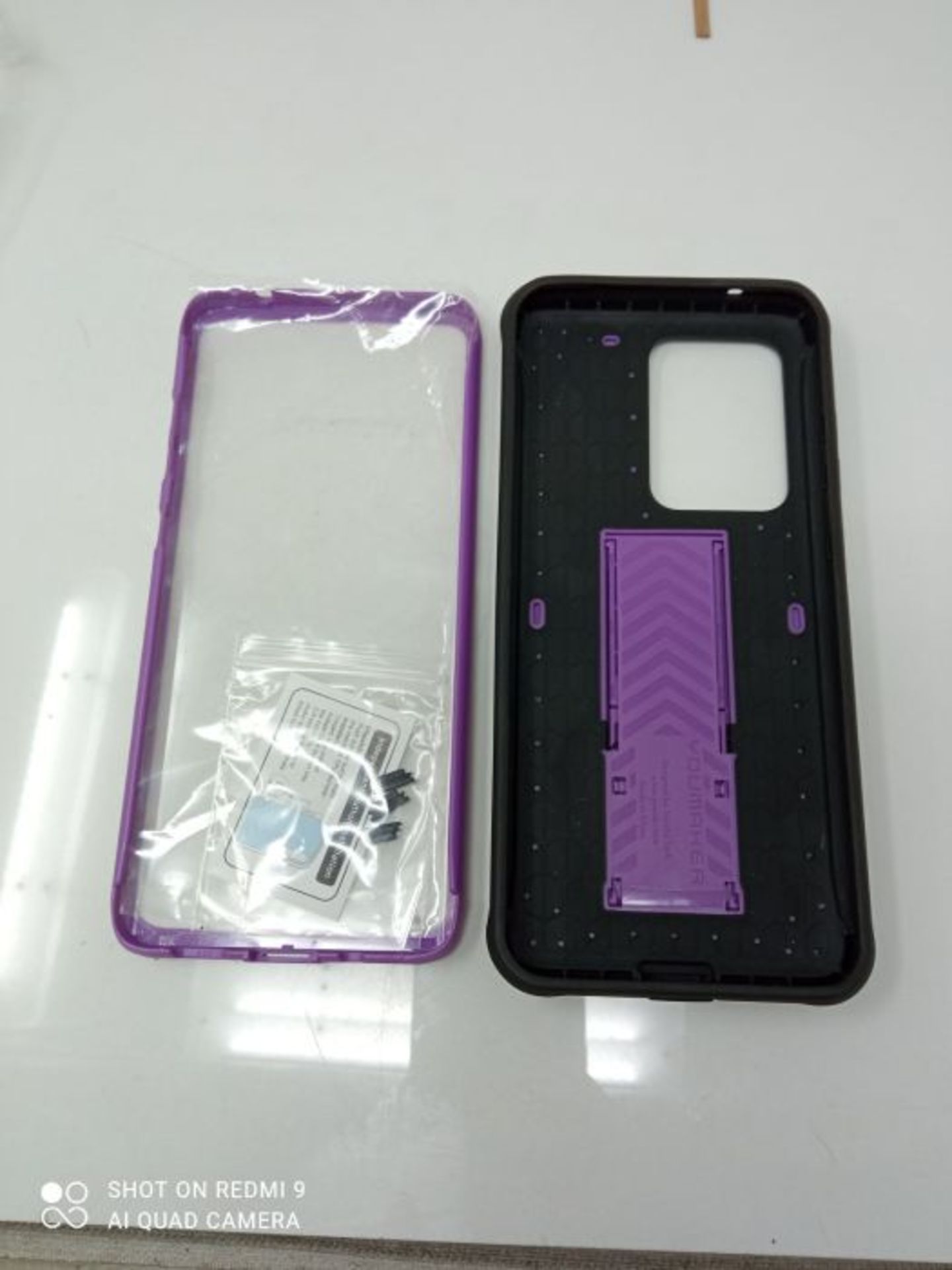 YOUMAKER Designed for Galaxy S20 Ultra 5G 6.9 Case with Built-in Screen Protector Kick - Image 3 of 3