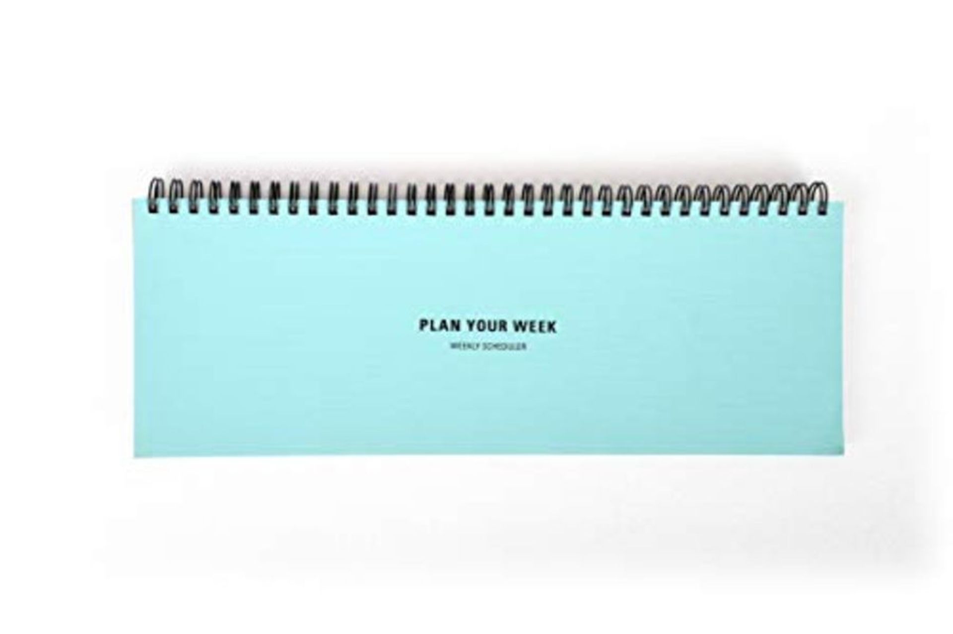 Plan Your Week Weekly Planner Pad Scheduler Wirebound Undated Weekly Pad (Mint)