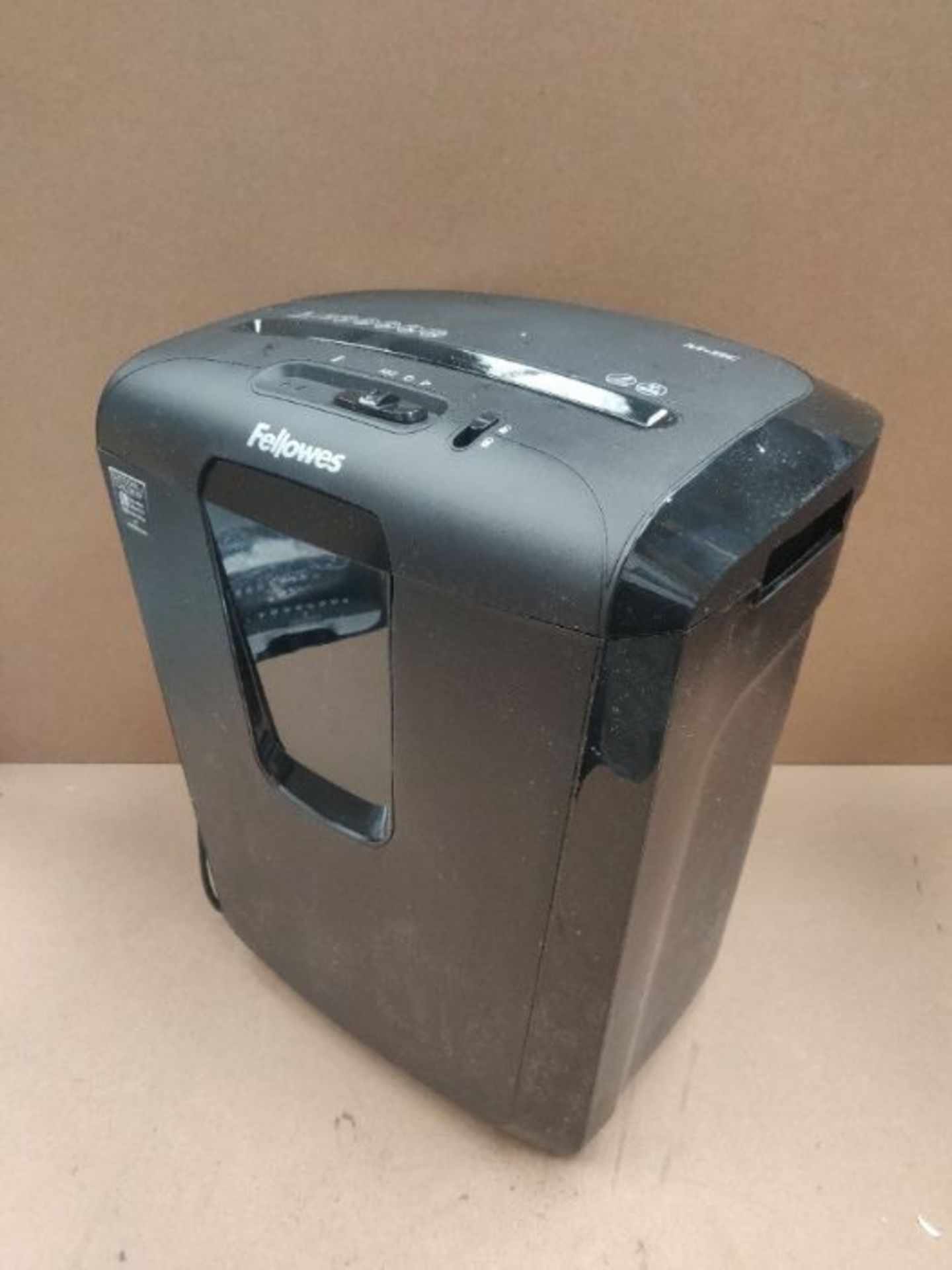 Fellowes Powershred M-8C 8 Sheet Cross Cut Personal Shredder with Safety Lock - Image 2 of 2