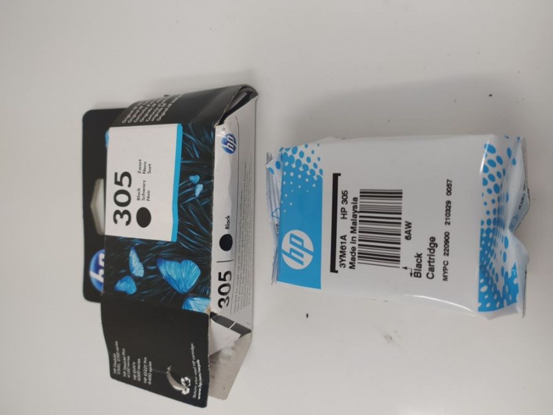 HP 3YM61AE 305 Original Ink Cartridge, Black, Single Pack - Image 2 of 2