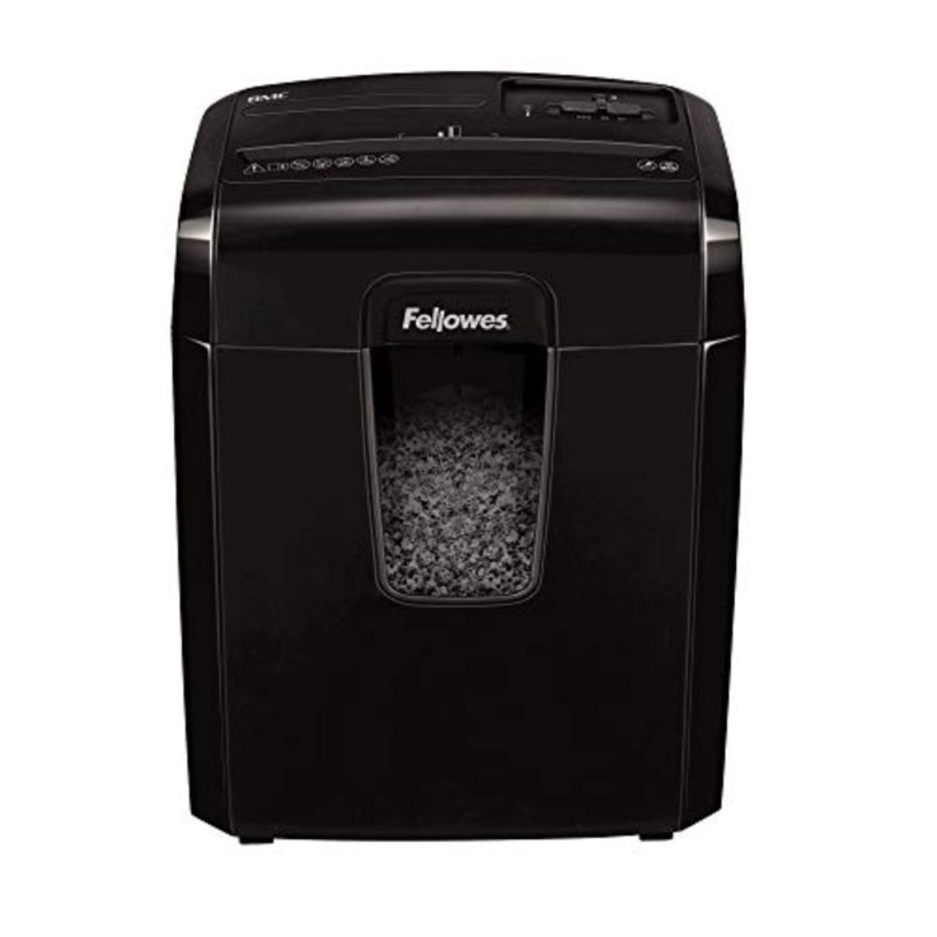 RRP £55.00 Fellowes Powershred 8Mc, 8 Sheet Micro-Cut Personal Paper Shredder with Safety Lock fo