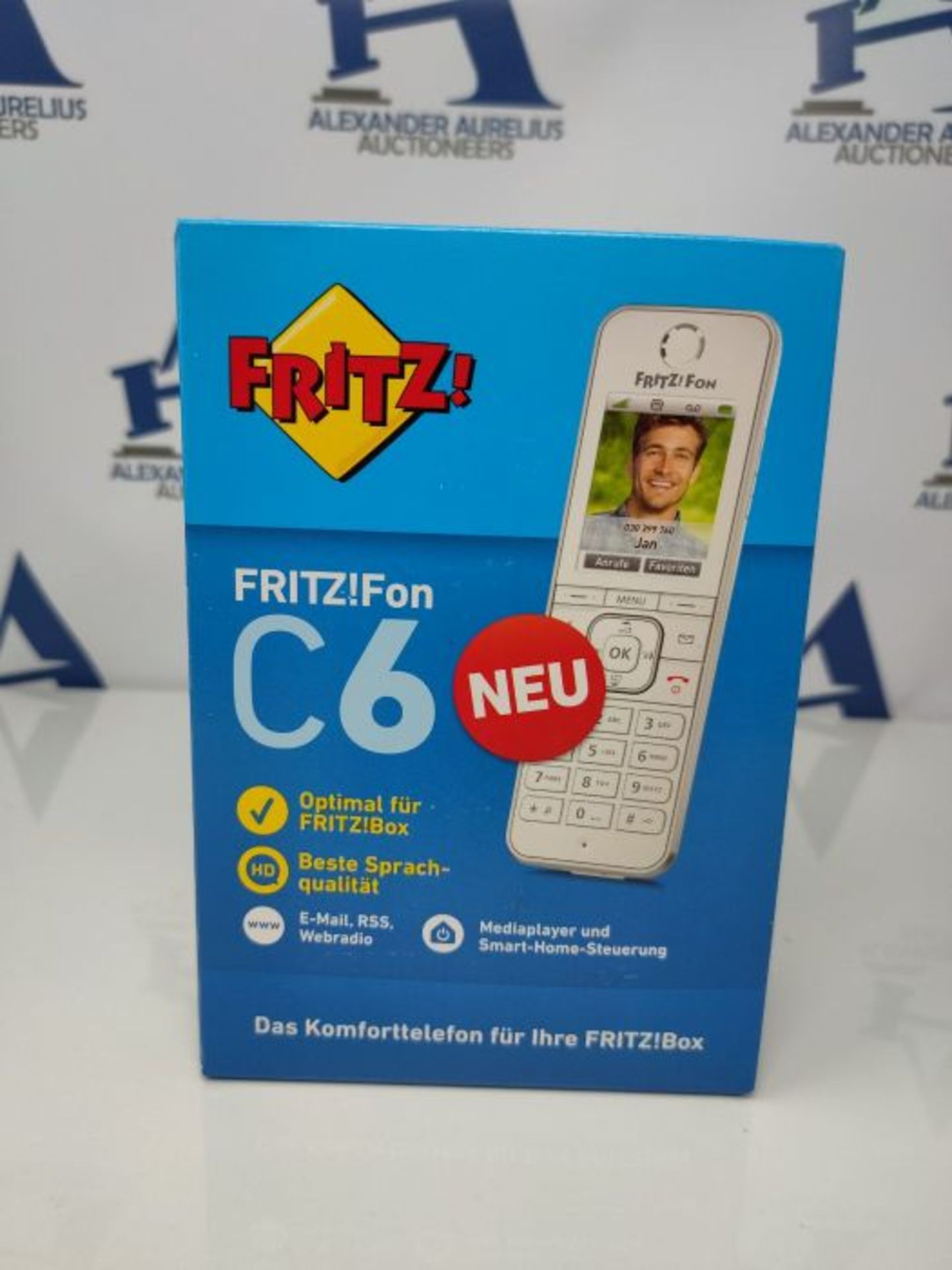 RRP £68.00 AVM FRITZ!Fon C6 DECT-Komforttelefon (hochwertiges Farbdisplay, HD-Telefonie, Internet - Image 2 of 3