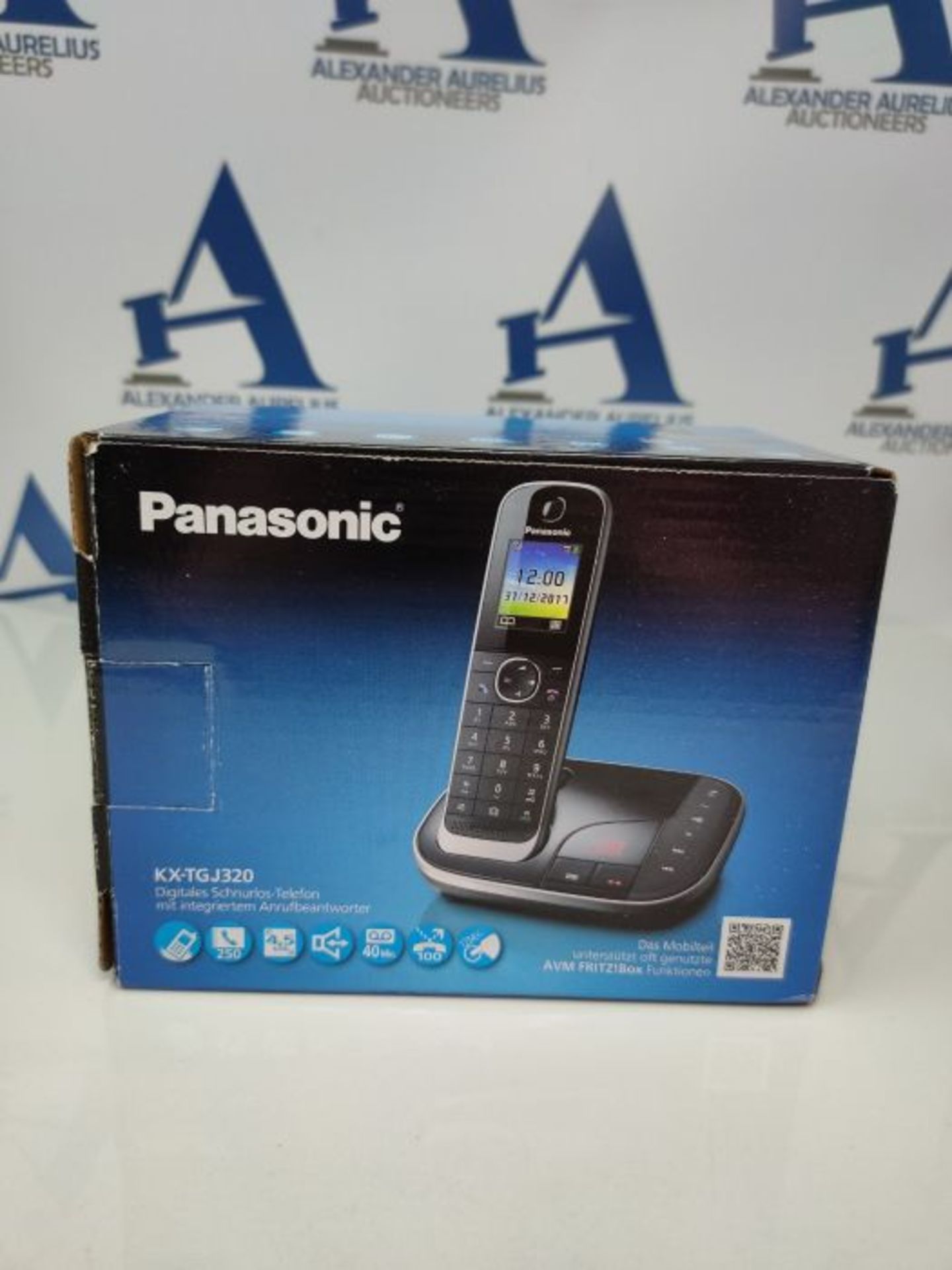 RRP £53.00 Panasonic KX-TGJ320 - telephones (DECT, Desk, Black, LCD, AAA, Polyphonic) - Image 2 of 3
