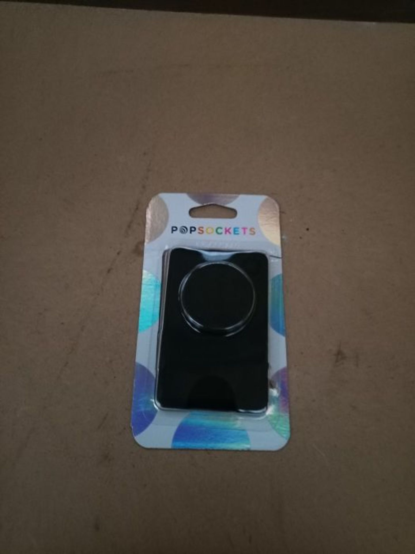 PopSockets PopWallet with Integrated Swappable PopTop - Black - Image 2 of 2