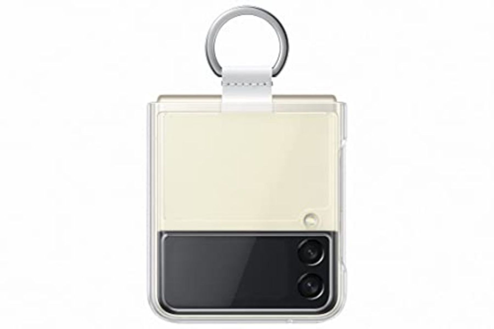 Samsung Galaxy Z Flip3 Clear Cover with Ring - Official Samsung Case - Transparent