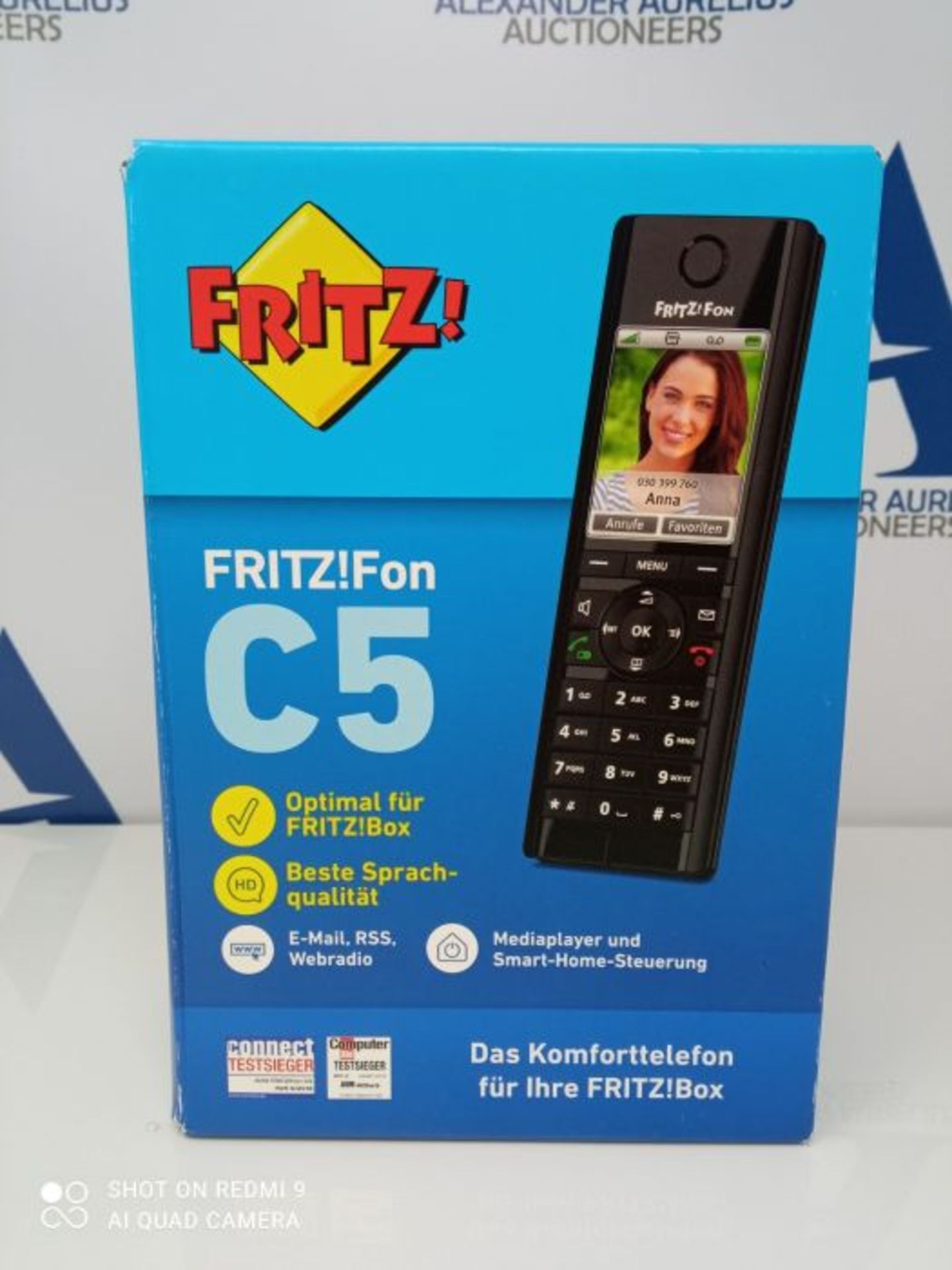 RRP £56.00 AVM FRITZ!Fon C5 DECT-Komforttelefon (hochwertiges Farbdisplay, HD-Telefonie, Internet - Image 2 of 3