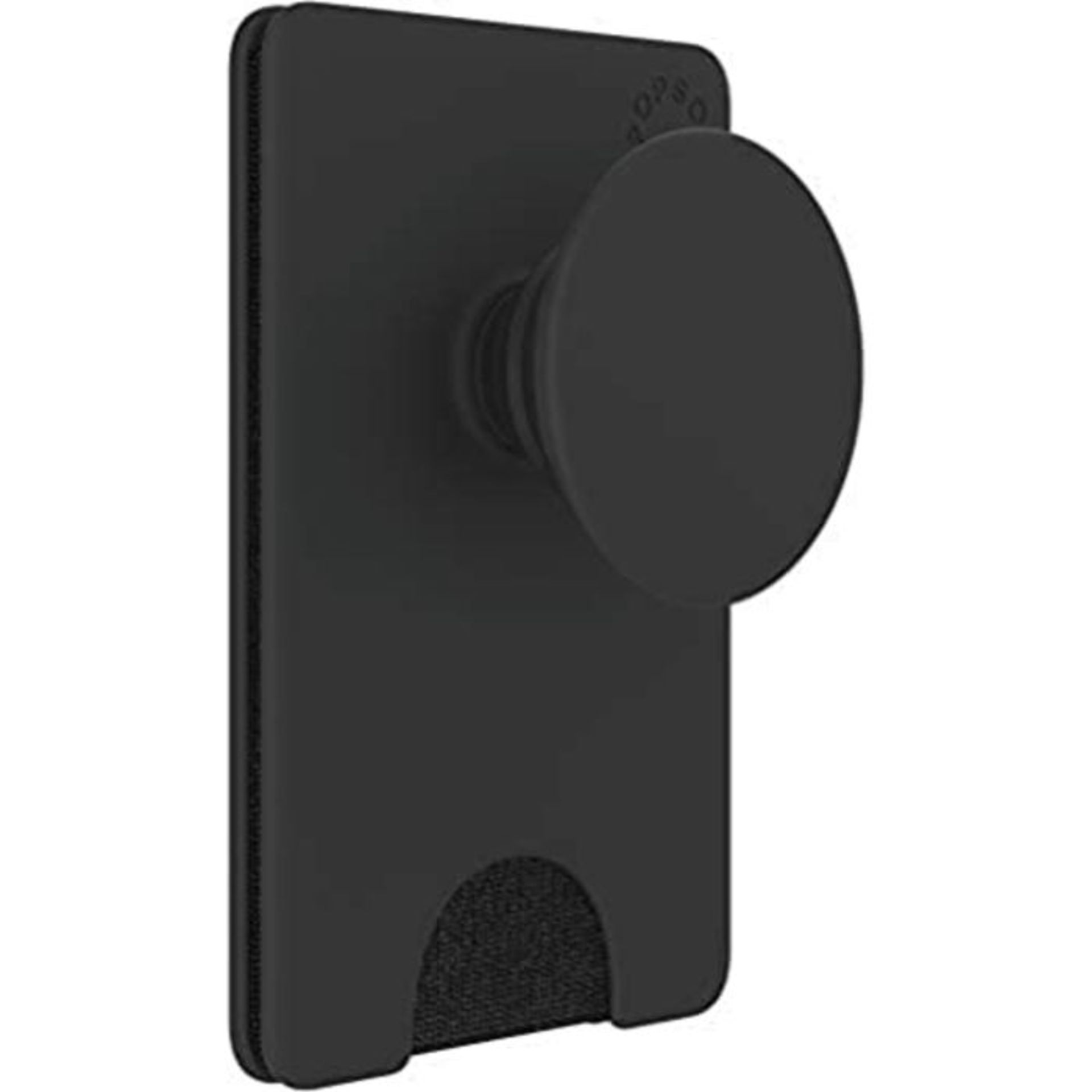 PopSockets PopWallet with Integrated Swappable PopTop - Black