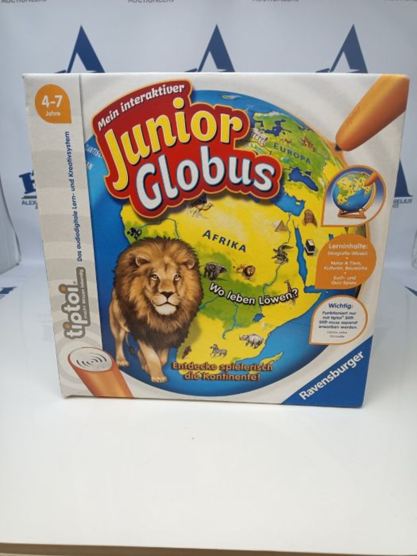 Ravensburger tiptoi 00785 - Mein interaktiver Junior Globus - Kinderspielzeug ab 4 Jah - Image 2 of 3