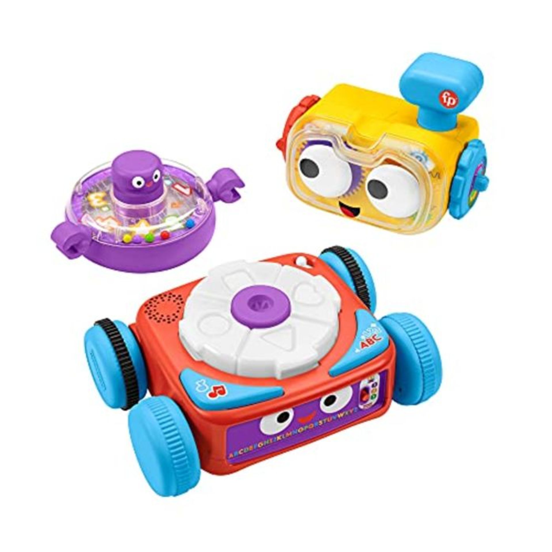 RRP ?69.00 Fisher-Price HCK39 Linus der 4 in 1 robot educativo per bambini dai 6 mesi in su, in l