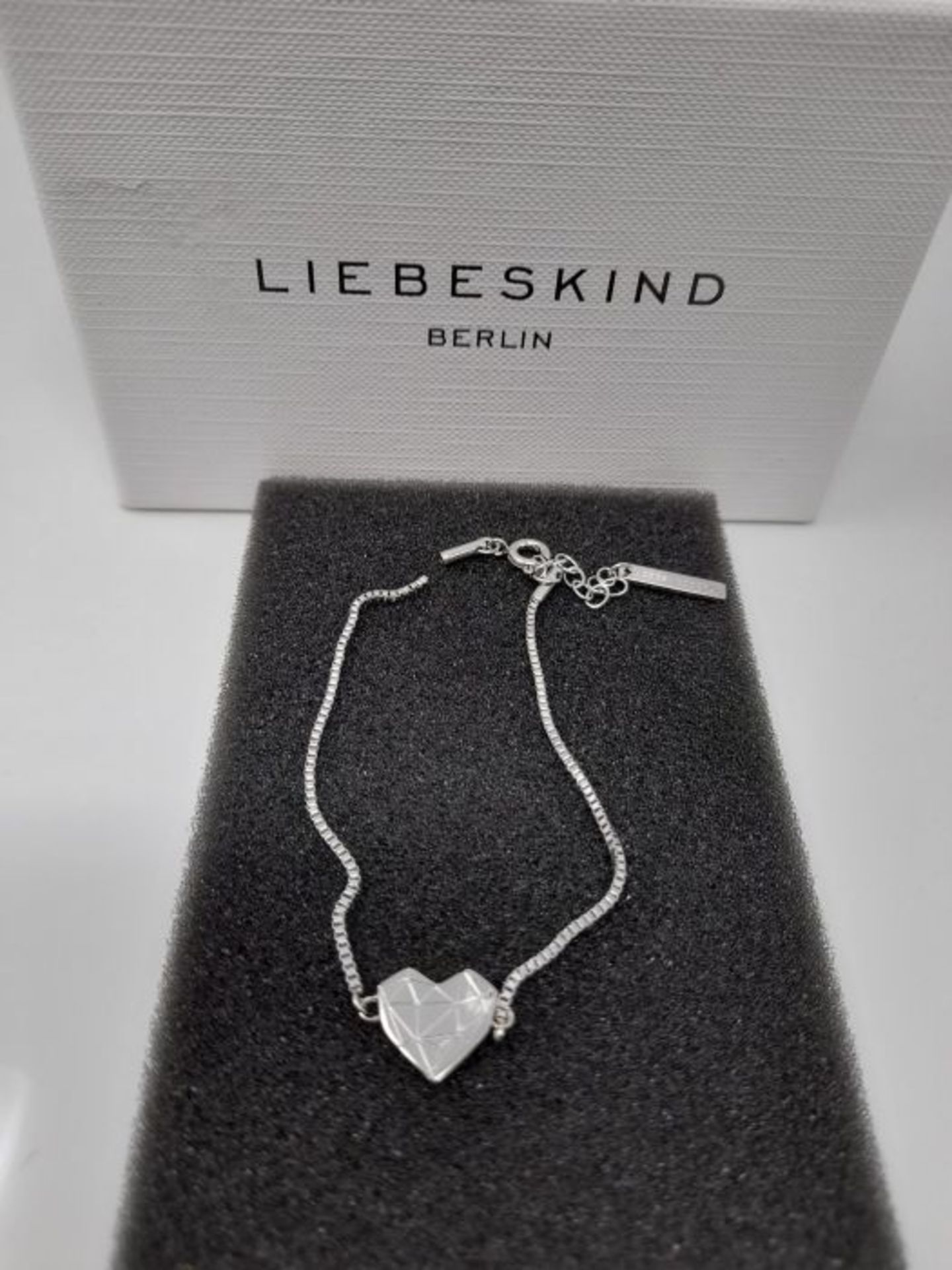 [CRACKED] Liebeskind Women's Bracelet Heart Stainless Steel Silver 20 cm, 20 cm, Stain - Image 3 of 3