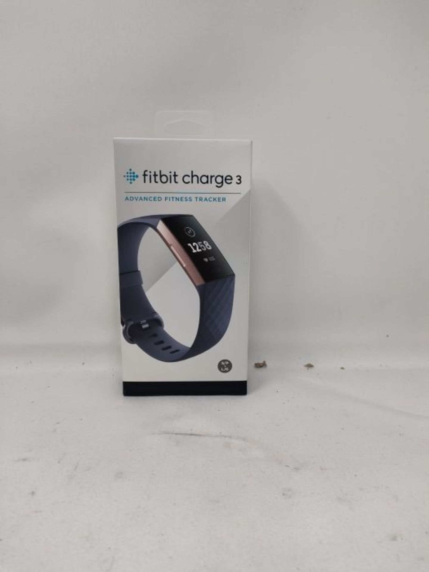 RRP £167.00 Fitbit Charge 3 Advanced Fitness Tracker with Heart Rate, Swim Tracking & 7 Day Batter - Image 2 of 3