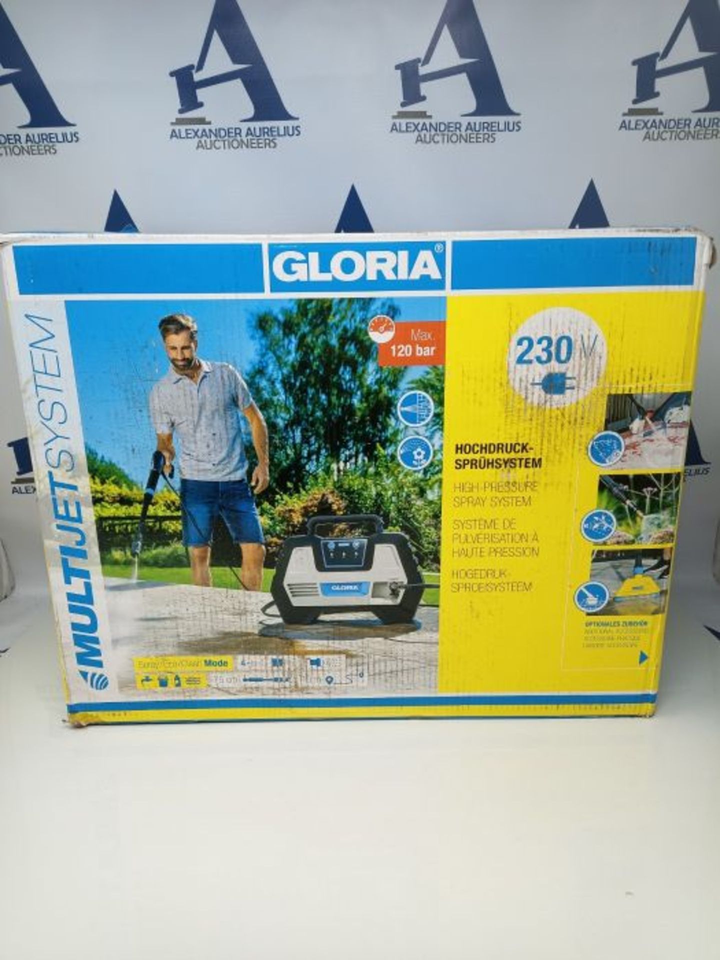 RRP £124.00 GLORIA MultiJet 230V - Multifunctional Electric High-Pressure Cleaner | Up to 120 Bar - Image 2 of 3