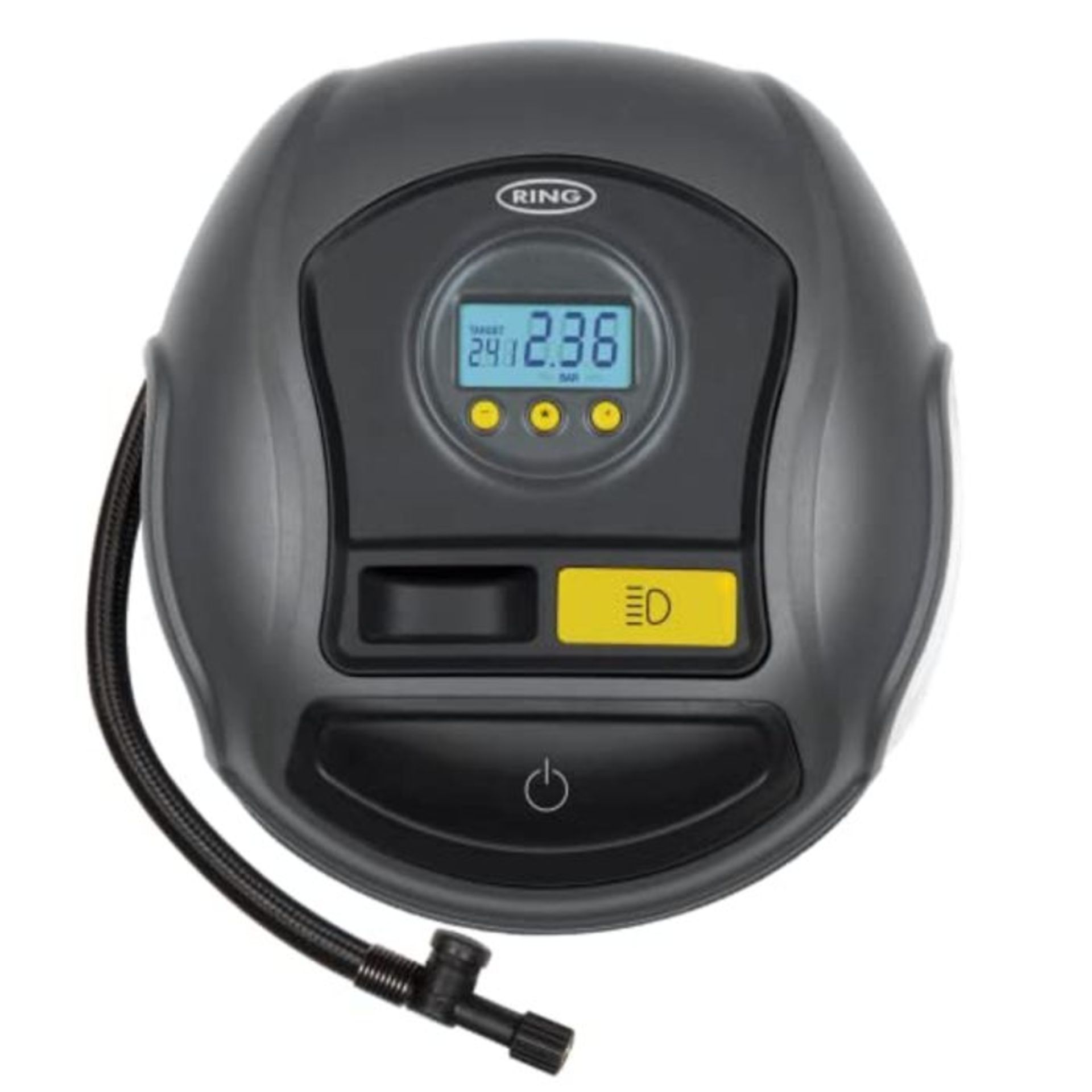 Ring Automotive Ring RTC500 12V Preset Digital, Air Compressor Pump, 3 min Tyre Inflat