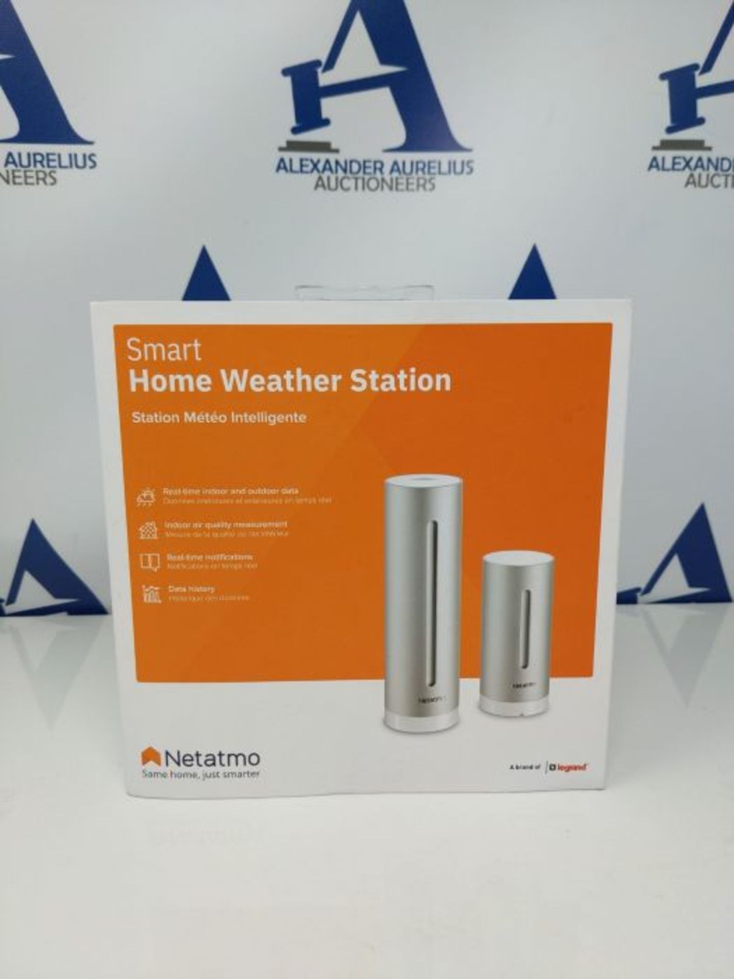 RRP £157.00 Netatmo Station M·t·o Int·rieur Ext·rieur Connect·e Wifi, Capteur Sans fil, Therm