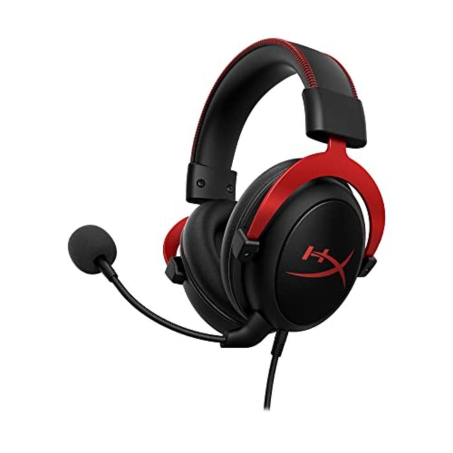 RRP £87.00 HyperX KHX-HSCP-RD Cloud II - Casque Gaming avec Micro pour PC/PS4/Mac, Rouge