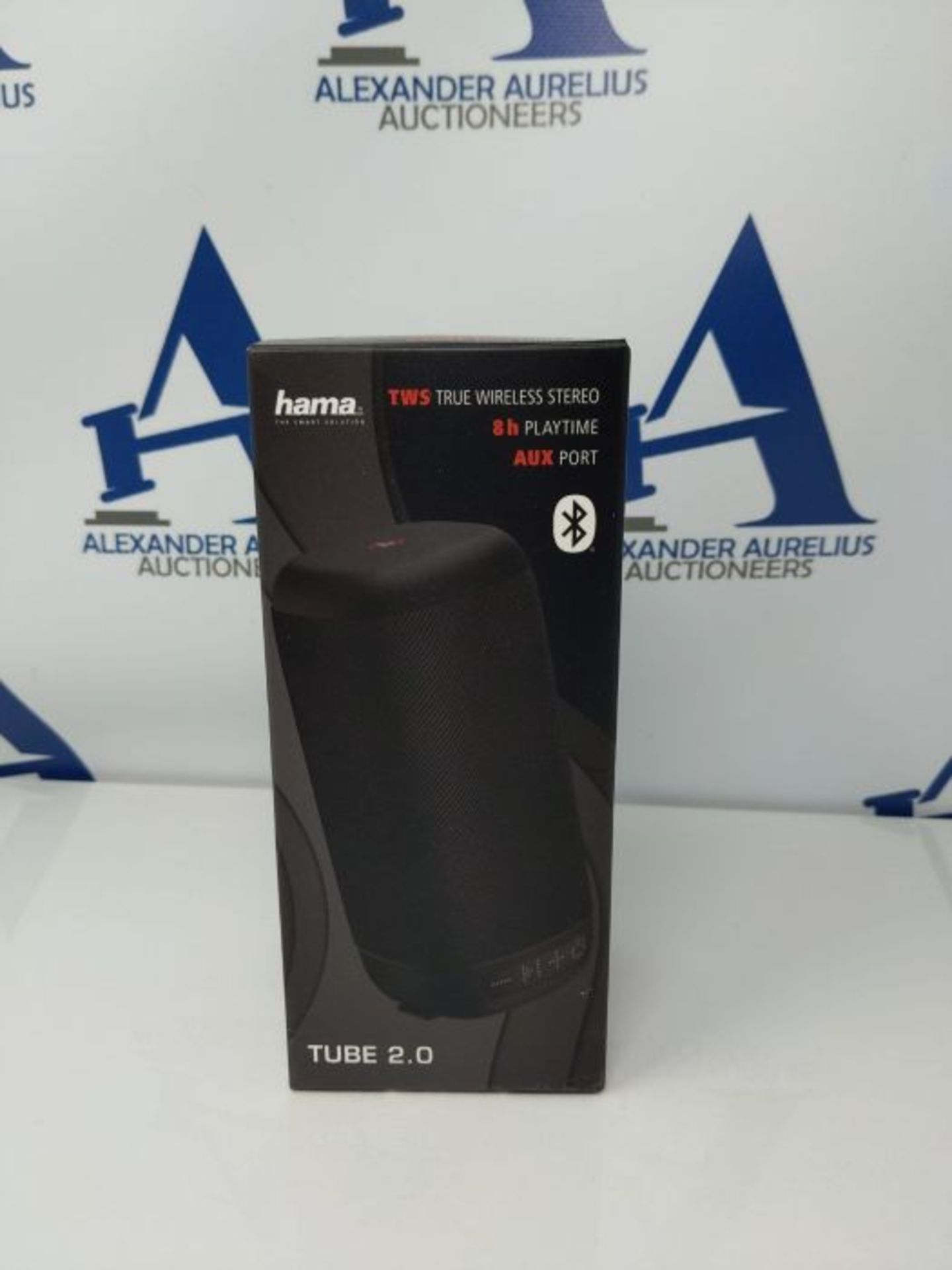 Hama 00188204 Tube 2.0 Mobile Bluetooth Speaker, 3W, black, 13.5 cm*6.5 cm*6.5 cm - Image 2 of 3