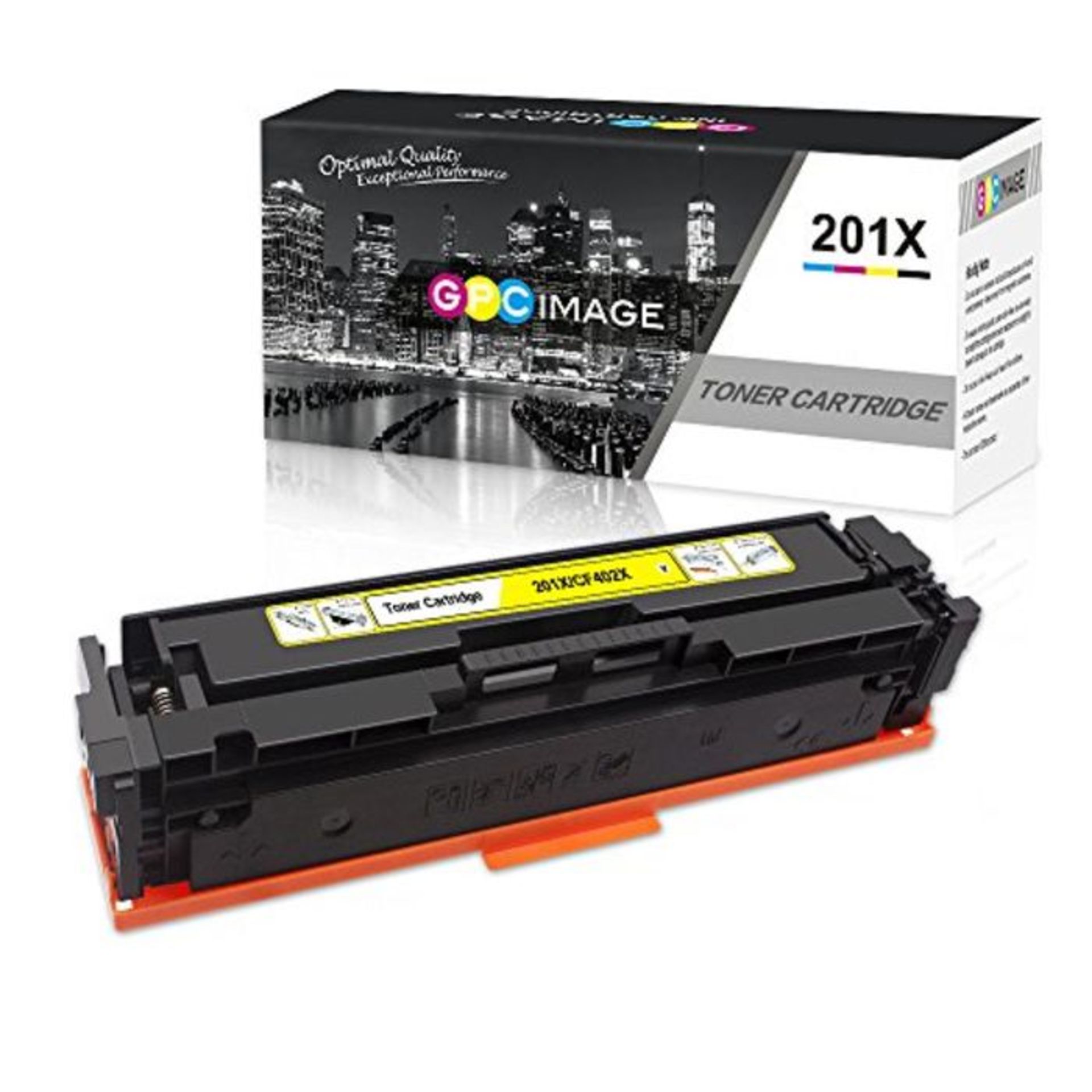 GPC Image 1 Magenta 201X Compatible Toner Cartridge Replacement for HP 201 X 201A CF40