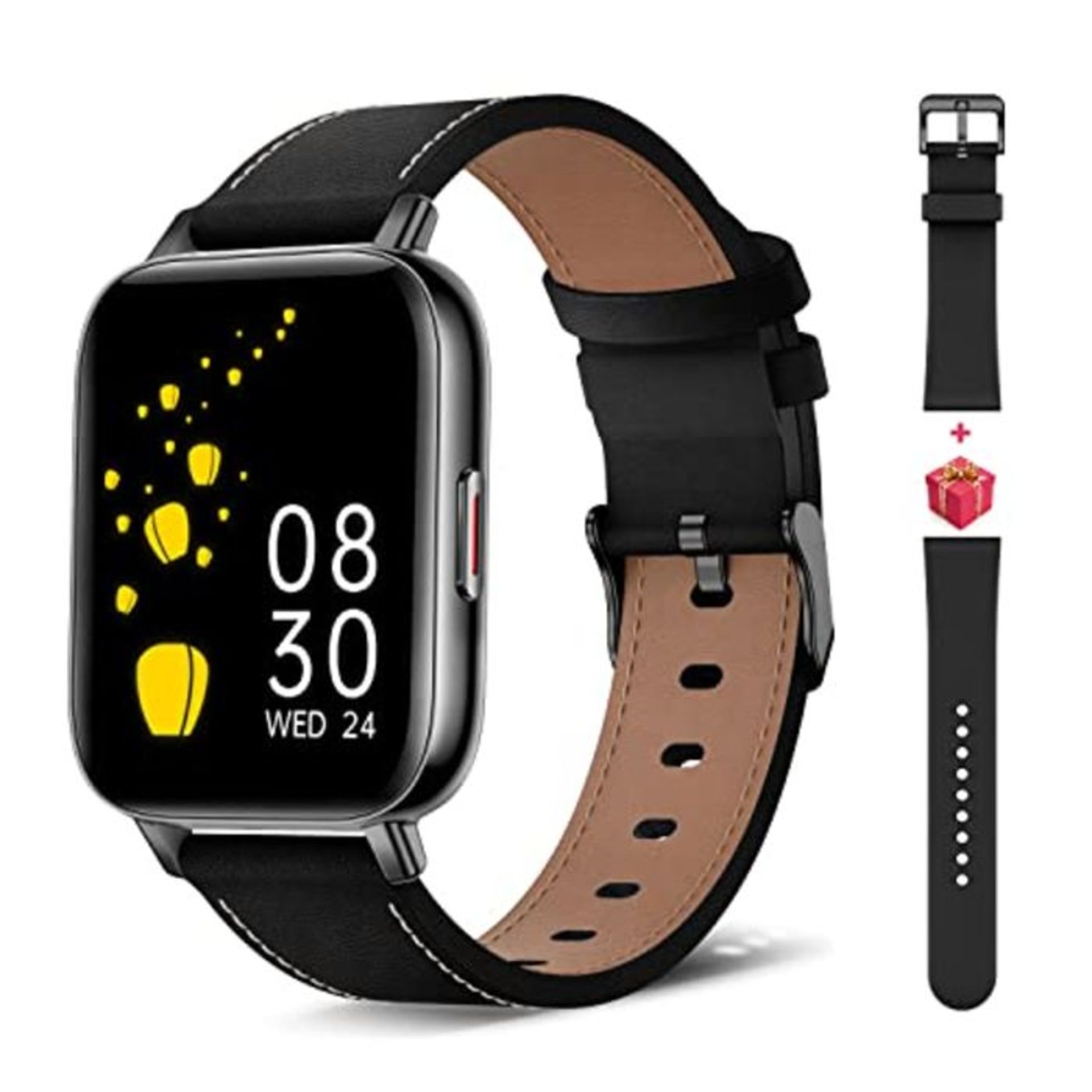 Smart Watch,1.69'' Full Touch Fitness Tracker with Heart Rate, Blood Pressure, SpO2 an