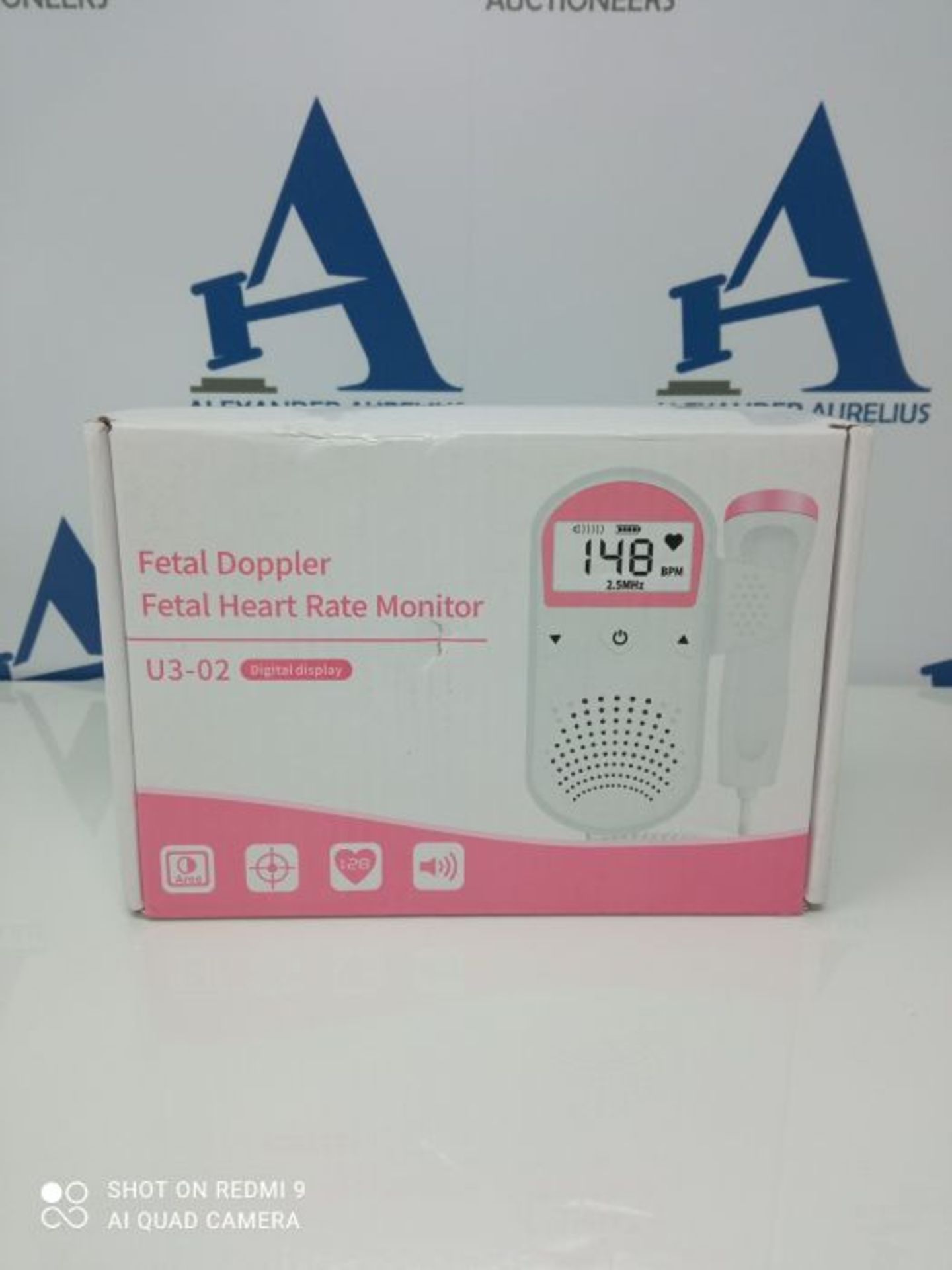 RRP £52.00 Handheld Fetal Doppler, Baby Heartbeat Monitor Pregcy for New Mom