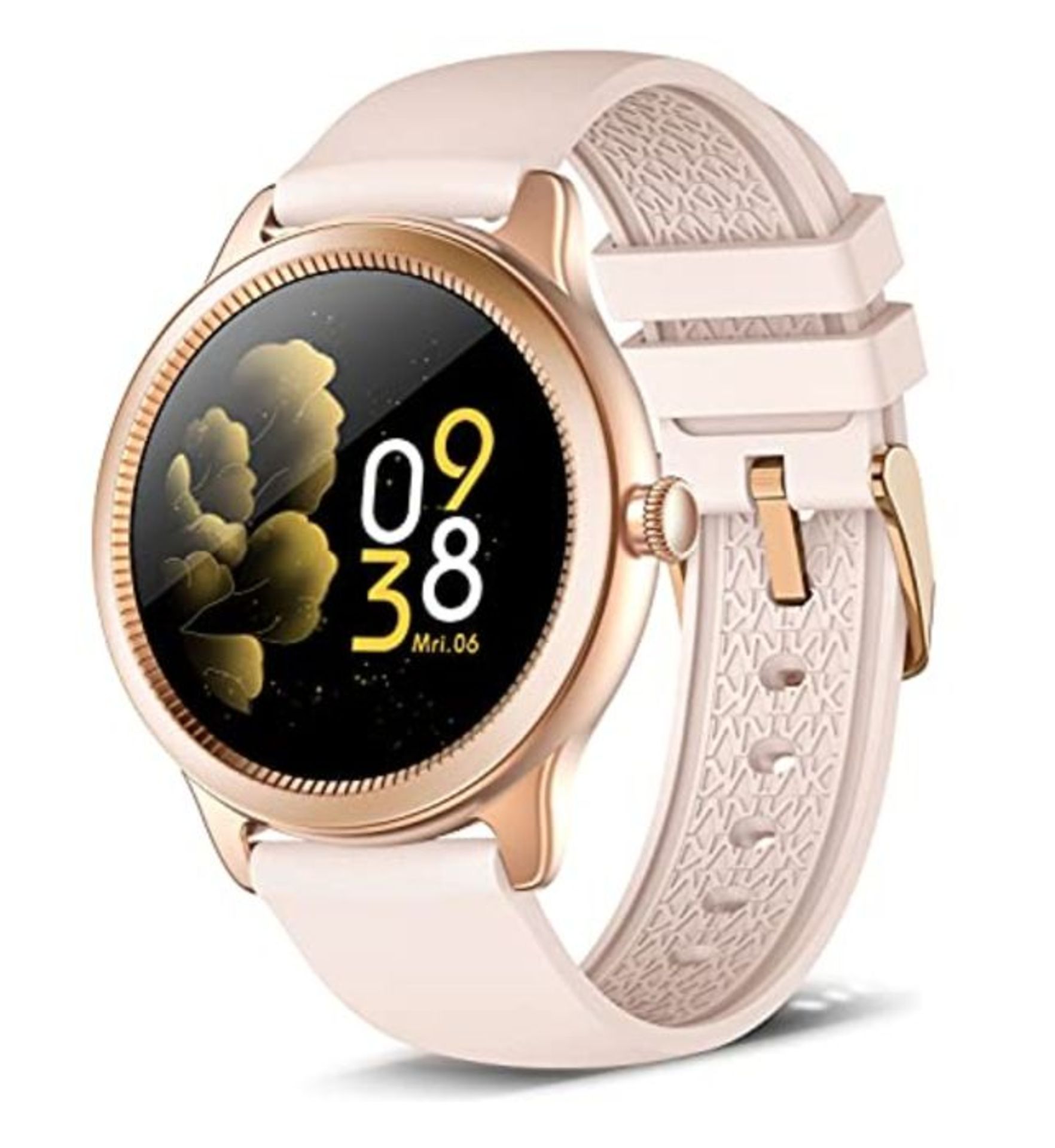 Smart Watch for Women, Full Touch Fitness Tracker Watch with Blood Oxygen, Blood Press