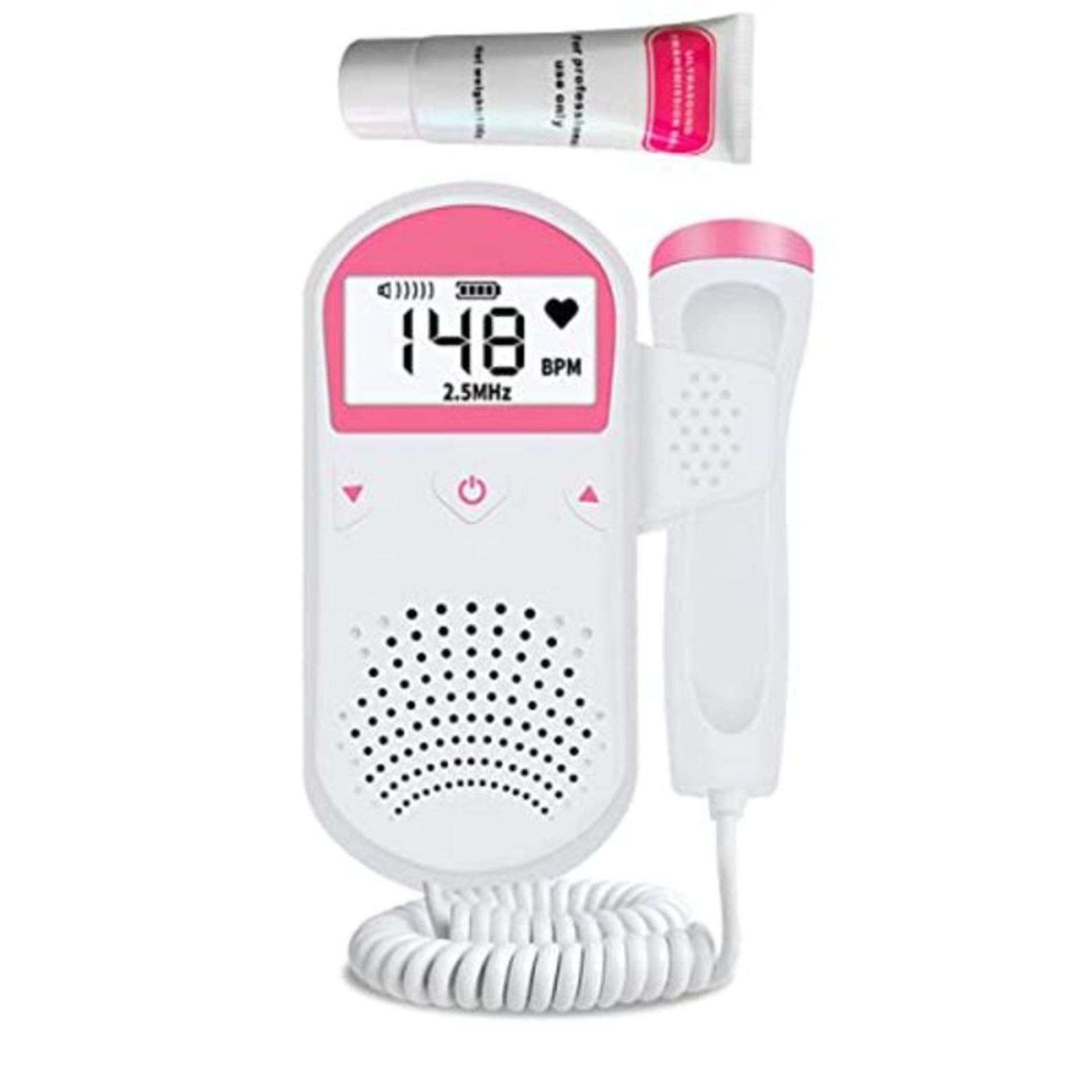 RRP £54.00 Home Fetal Doppler, Pocket Baby Heart Monitor, Fetal Heartbeat Doppler for Pregcy