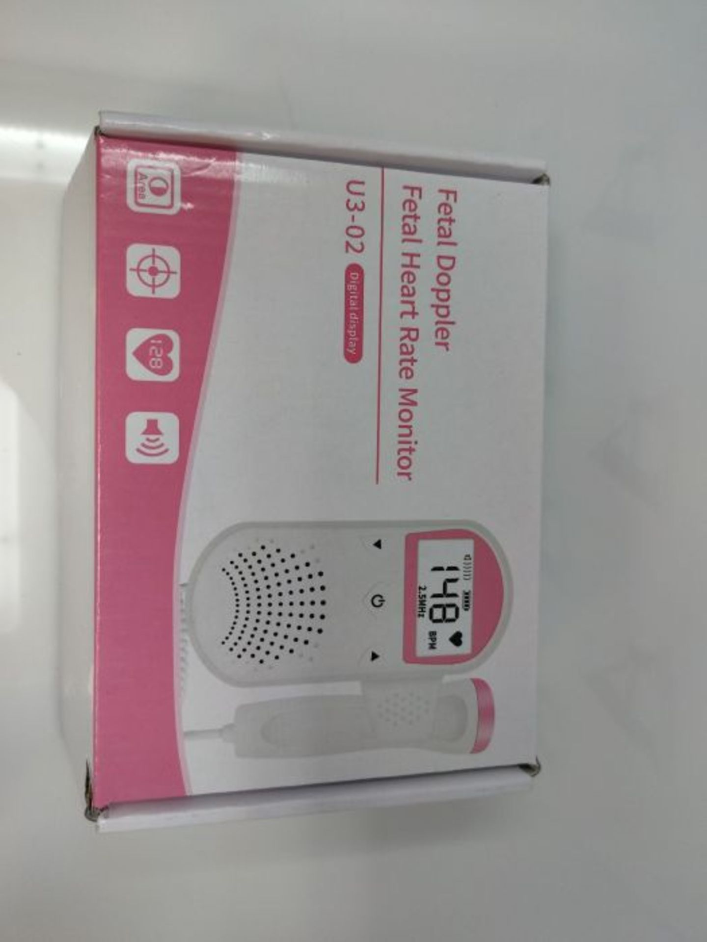 RRP £52.00 Handheld Fetal Doppler, Baby Heartbeat Monitor Pregcy for New Mom