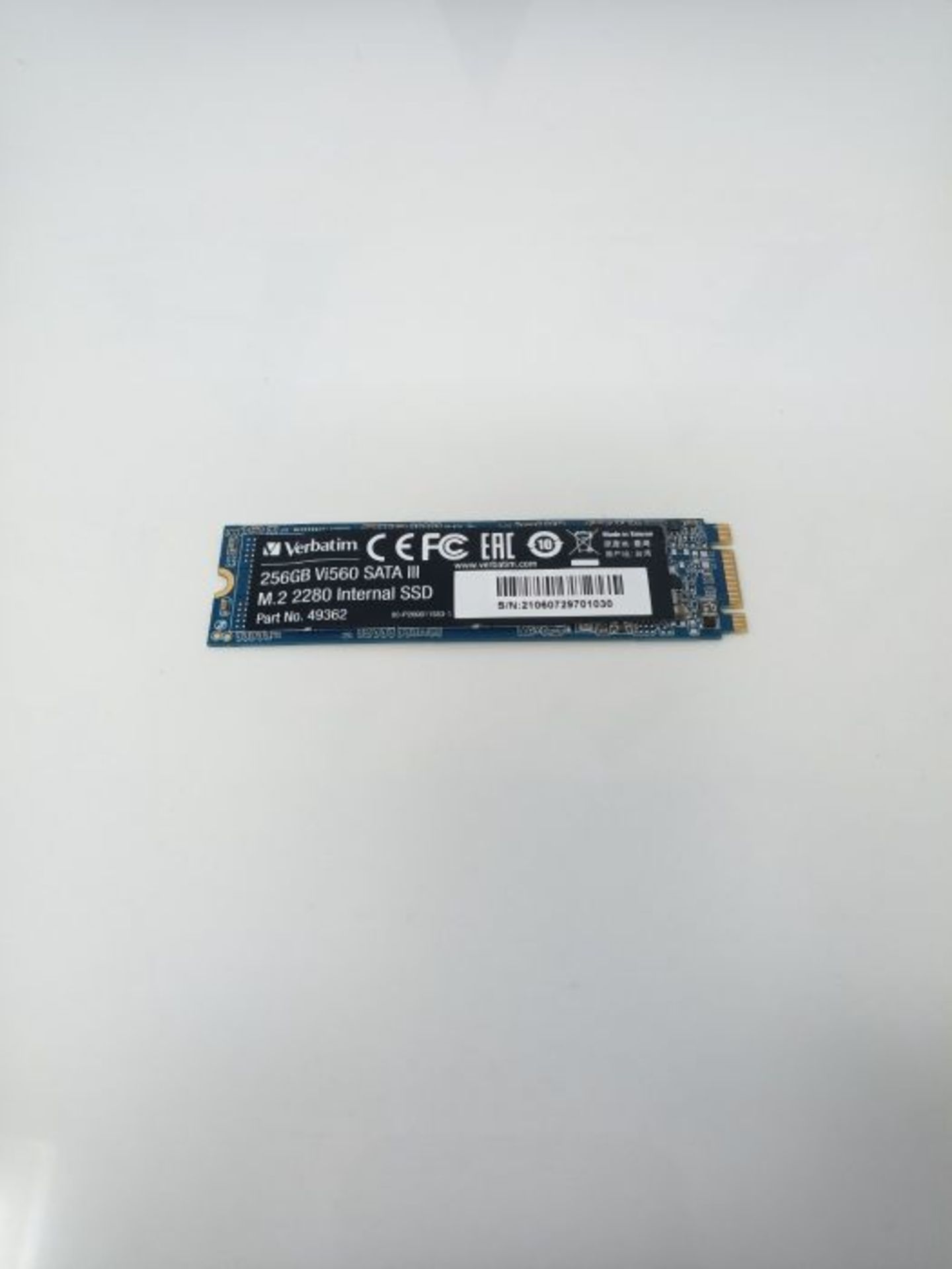 VERBATIM 49362 Vi560 S3 M.2 SSD - interne SSD 256GB - Solid State Drive - SATA III M.2 - Image 3 of 3