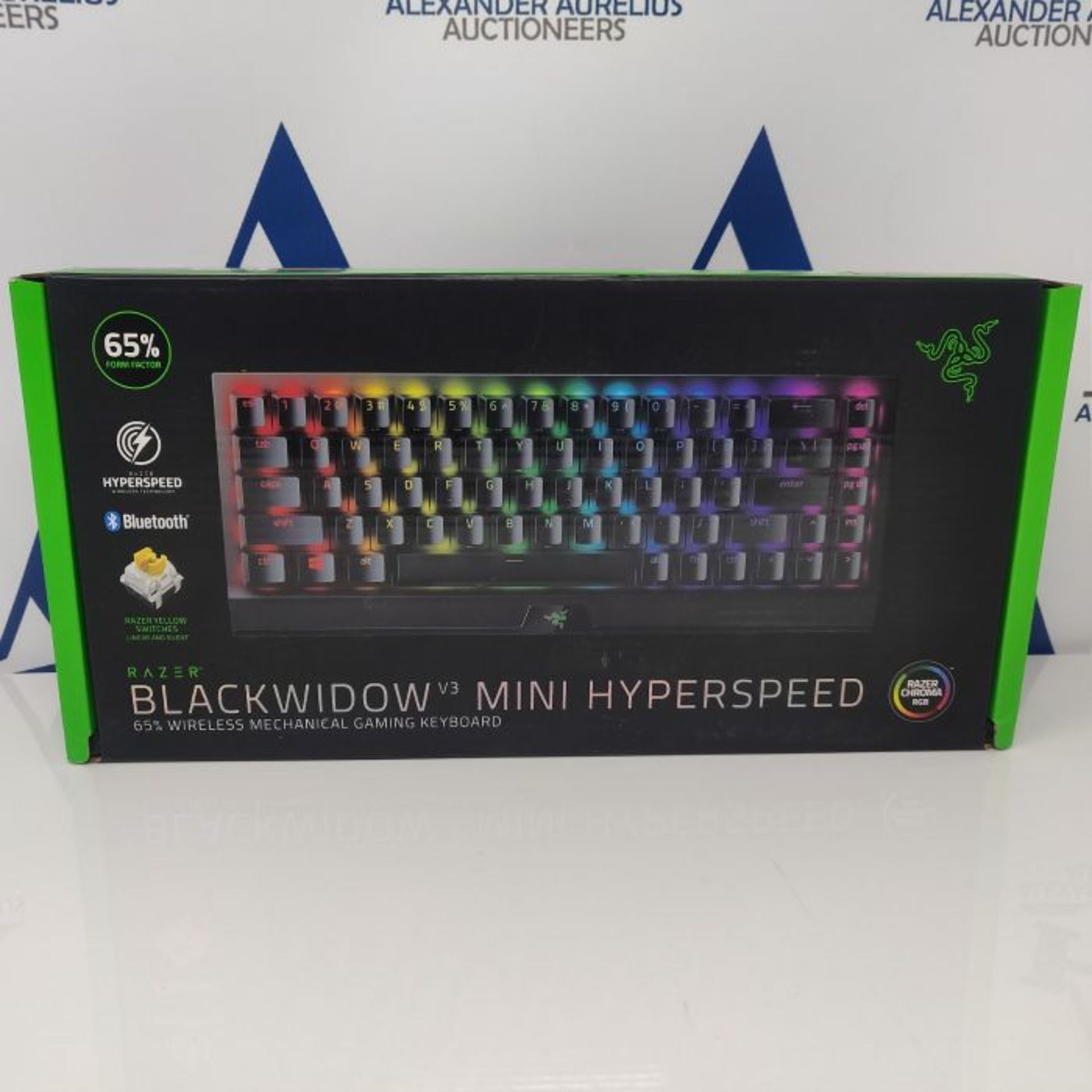 RRP £154.00 BlackWidow V3 Mini Hyperspeed (Yellow Switch) - German Layout - Image 2 of 3