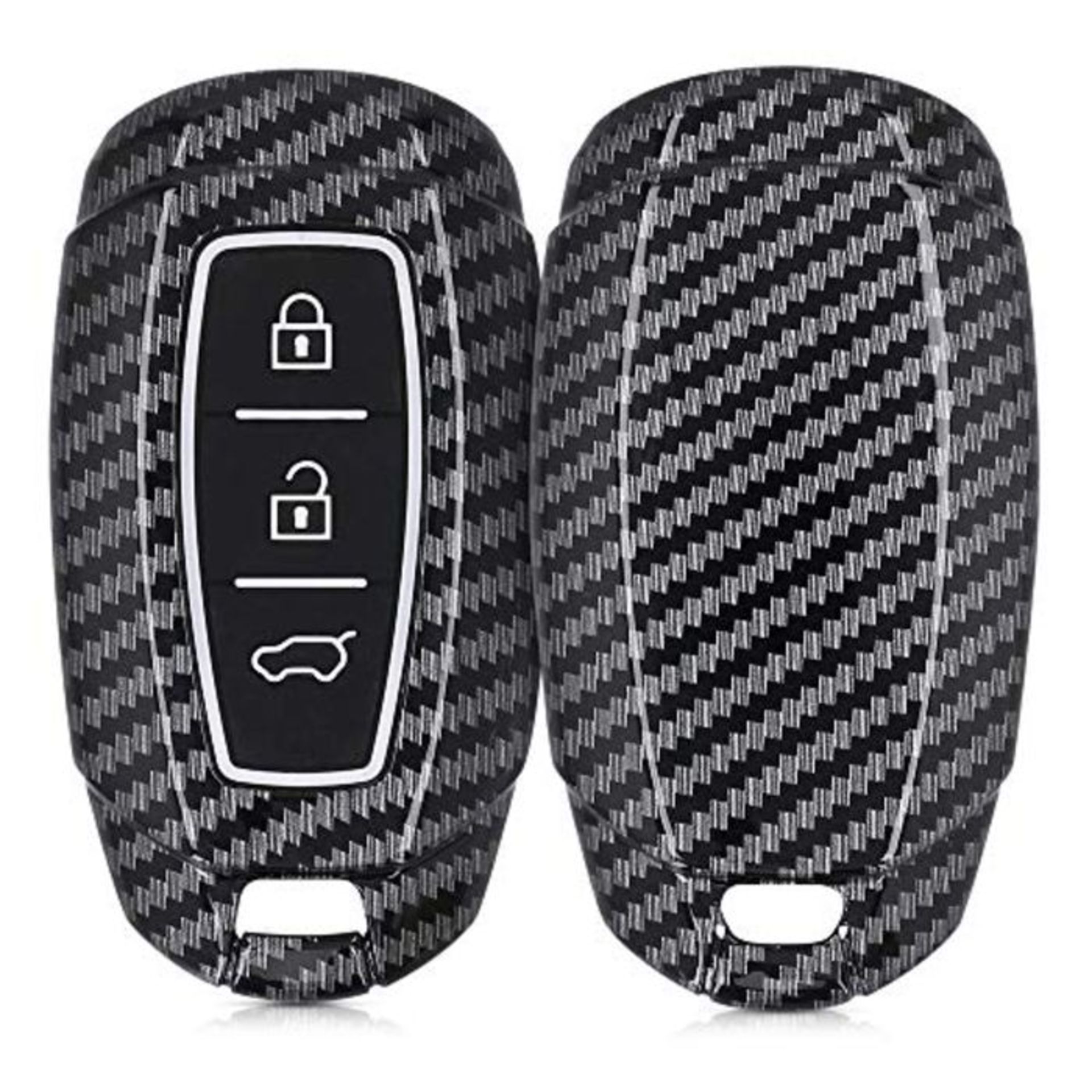 kwmobile Car Key Cover Compatible with Hyundai 3 Button Car Key Keyless Go - Hard Case