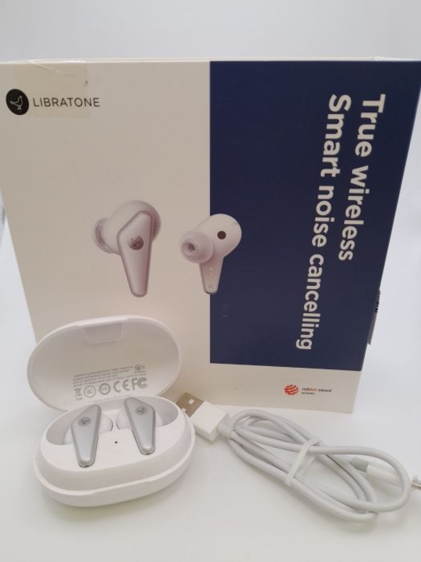 RRP £176.00 [CRACKED] Libratone TRACK Air True Wireless In-Ear KopfhÃ¶rer smarter GerÃ¤uschun - Image 2 of 3