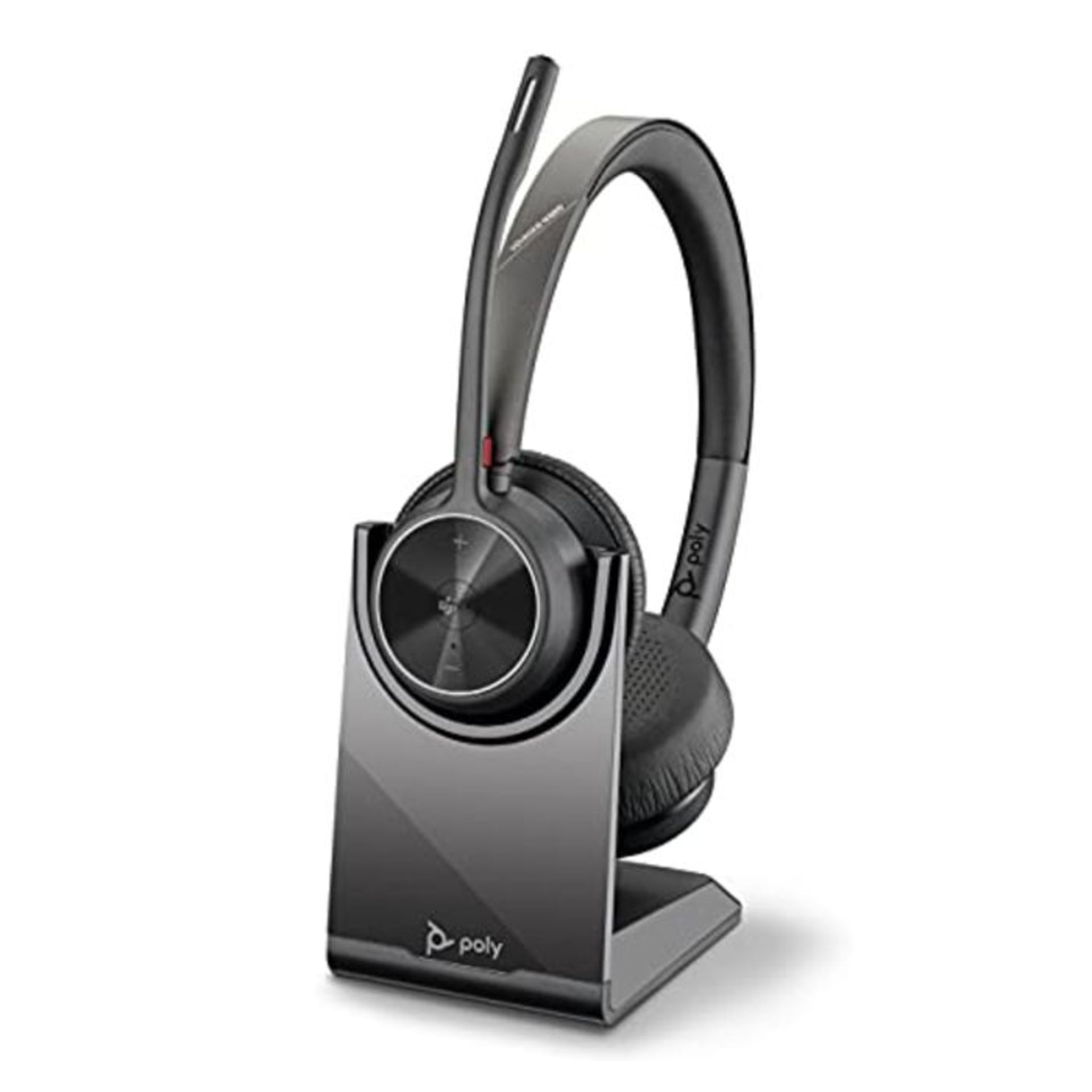 RRP £142.00 Poly â¬  schnurloses Voyager 4320 UC-Headset mit Ladestation (Plantronics) â¬ ?